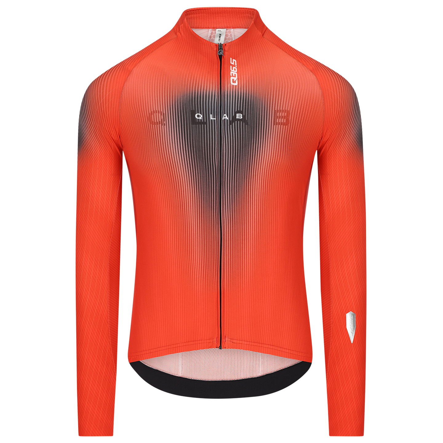 Q36.5 Langarmtrikot Gregarius Qlab Signature Collection zwart/rood