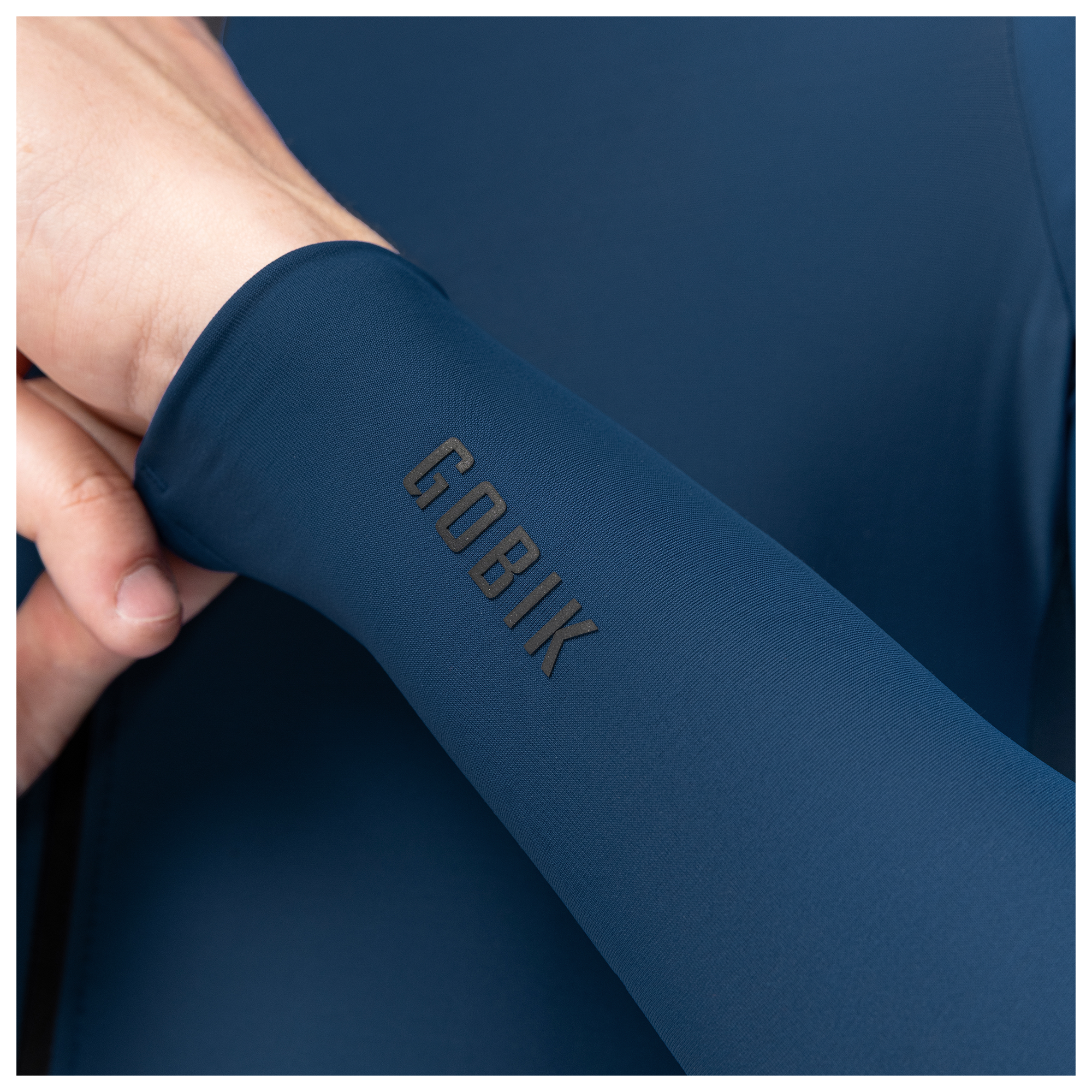 Gobik Maillot manches longues  Pacer Solid 2.0 bleu