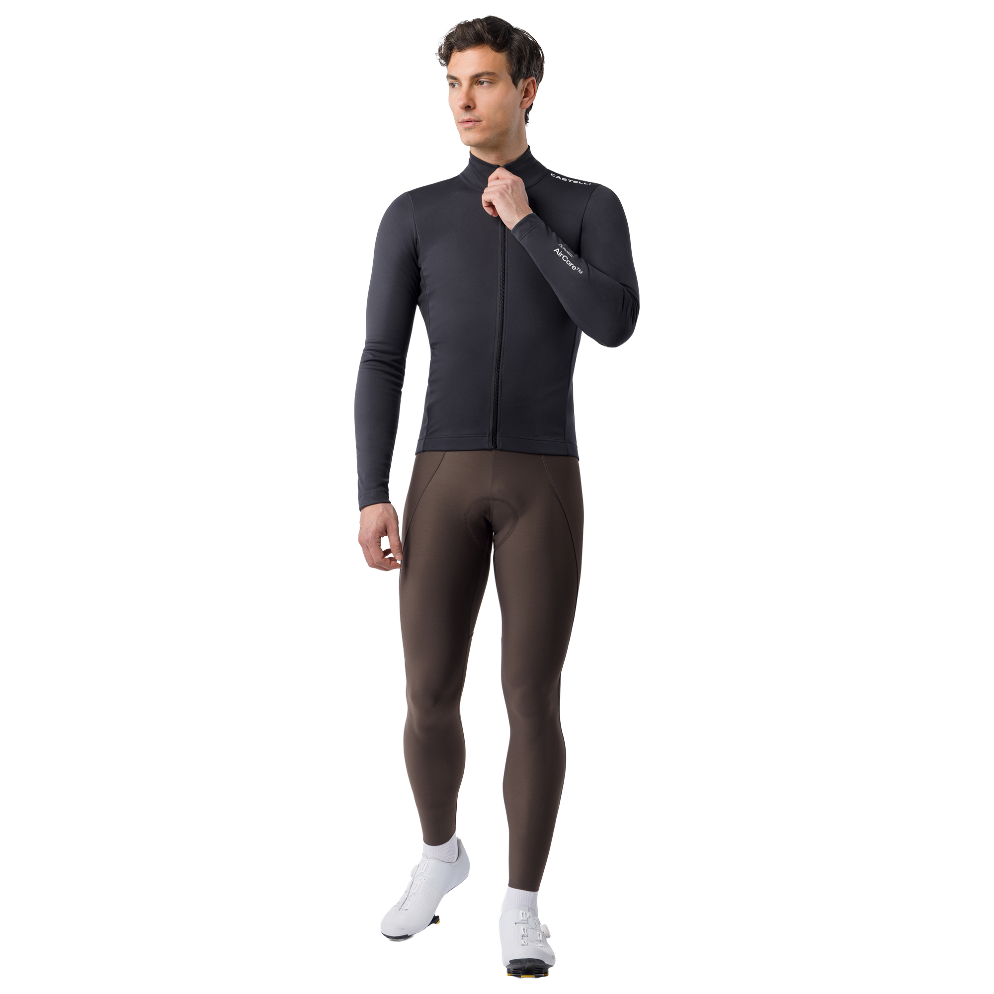 Castelli winterjas Espresso 2 zwart