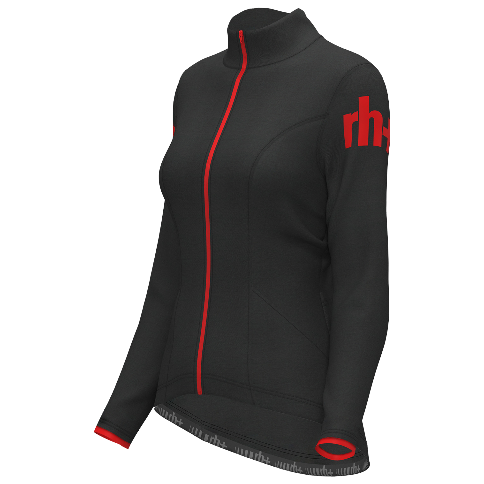 Rh+ Dames shirt met lange mouwen Myra zwart