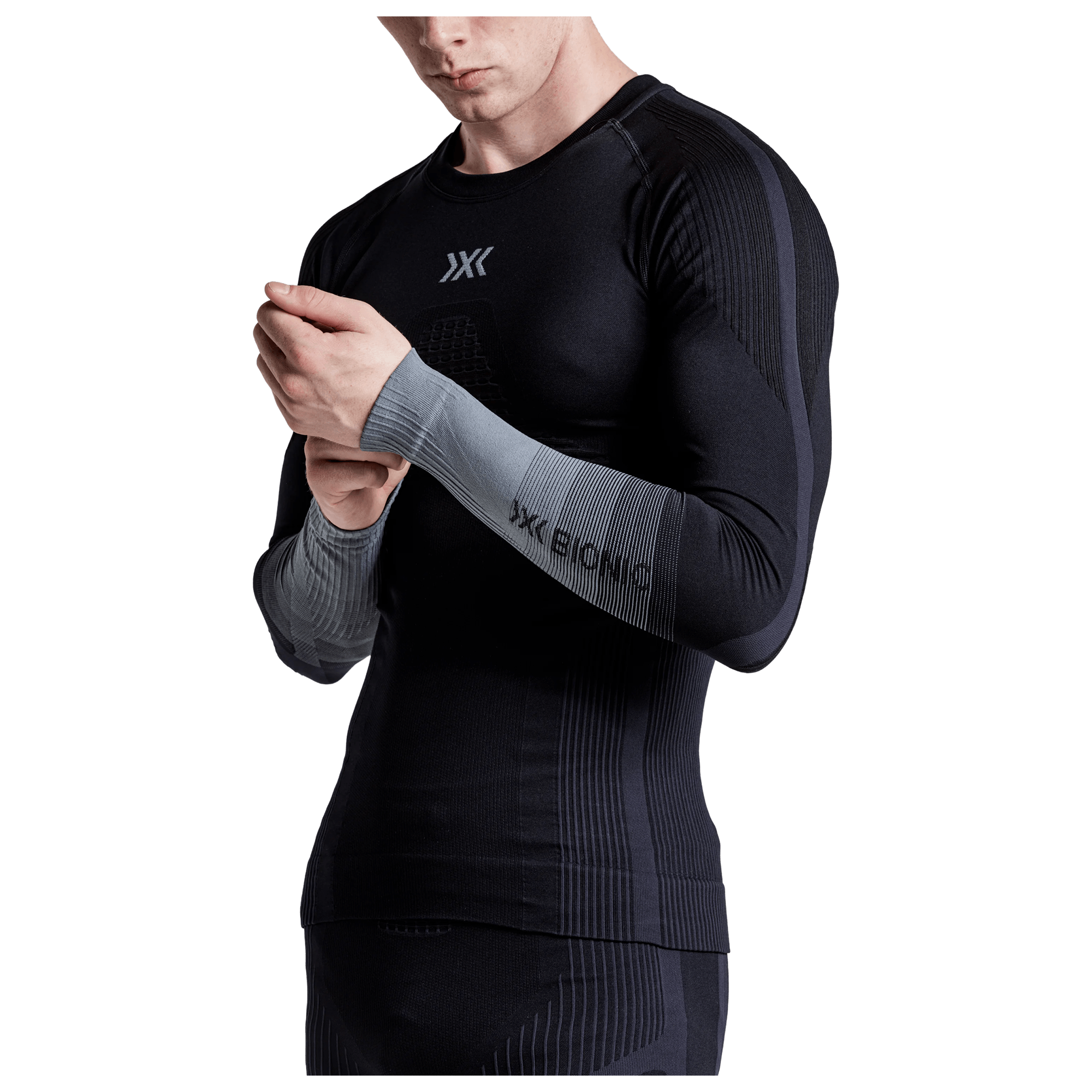 X-Bionic Long Sleeve Cycling Base Layer Invent Graphics black