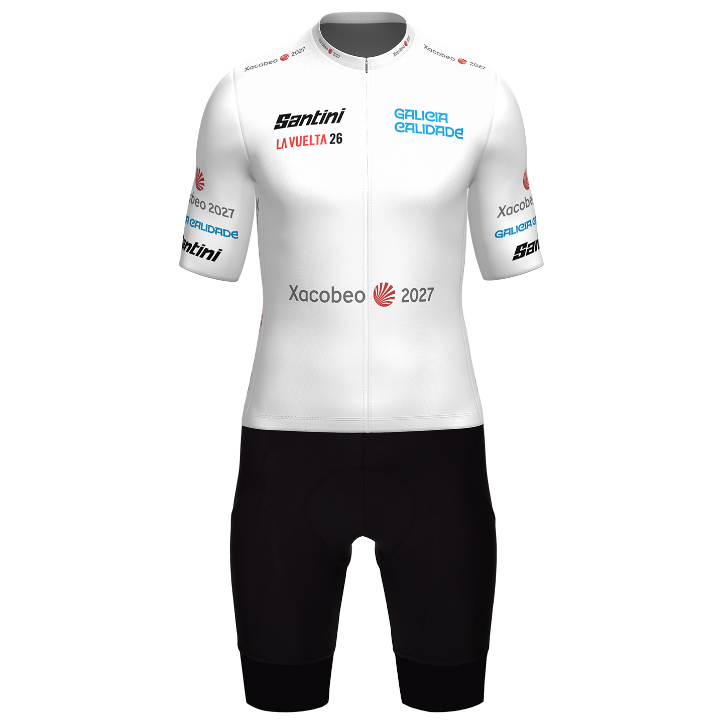 Santini LA VUELTA Best young rider 2026 Set (2 części) biały
