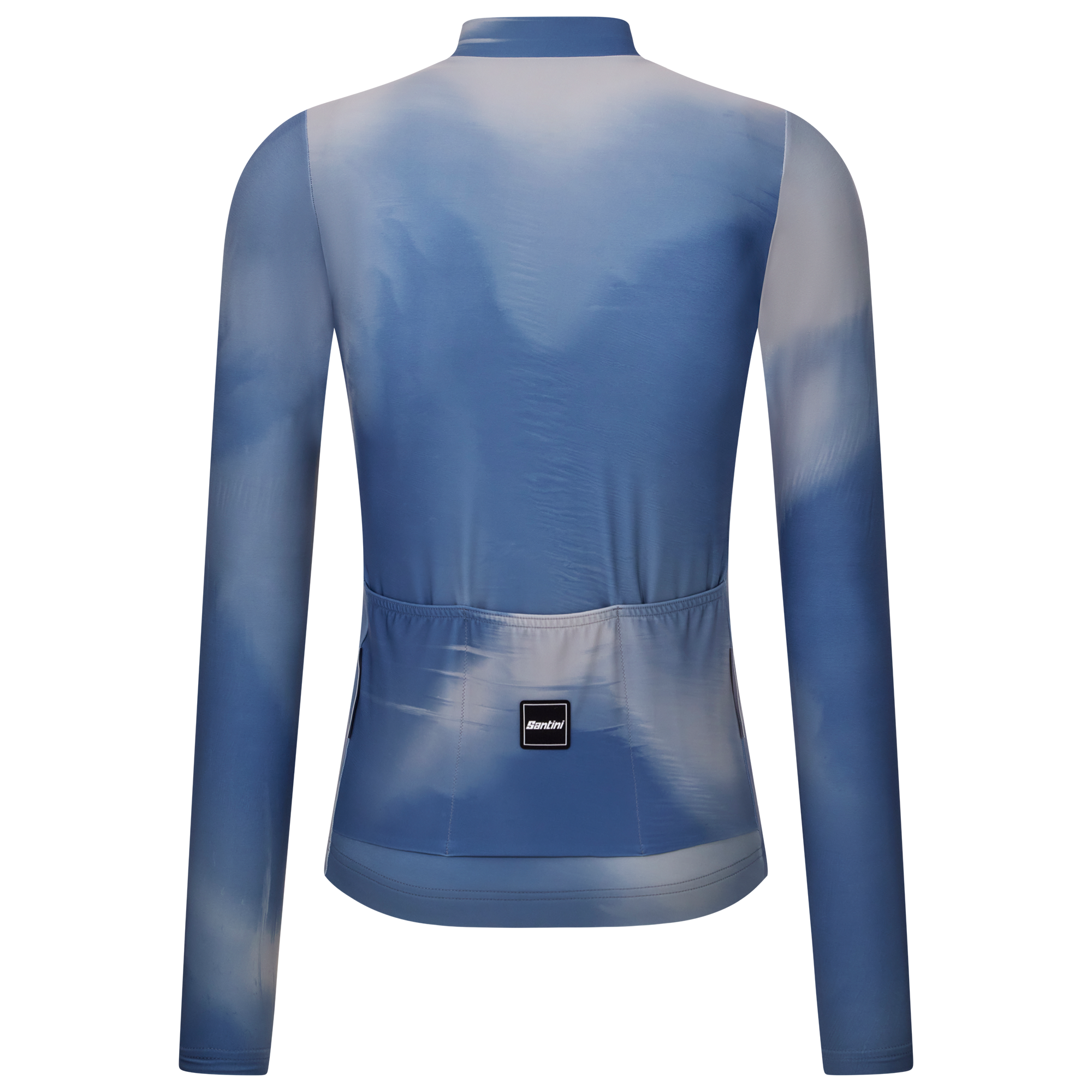 Santini Shirt met lange mouwen Vapor grijs/blauw