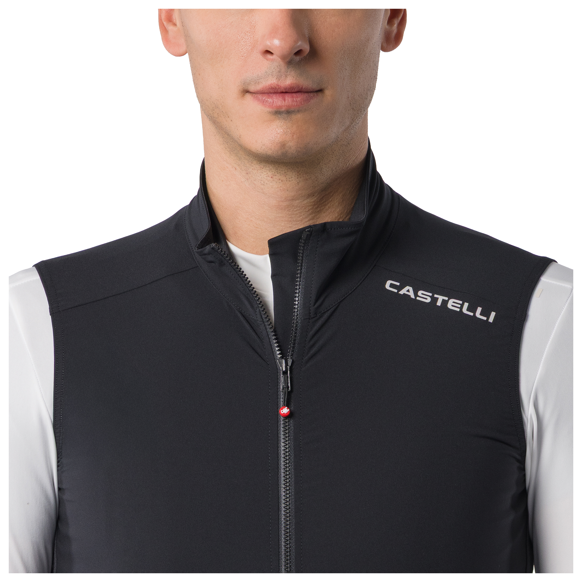 Castelli Chaleco cortavientos  Espresso 2 negro