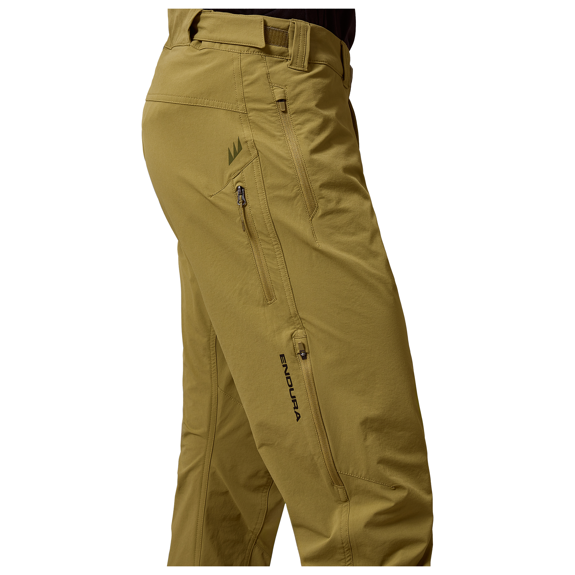 Endura lange Bikehose o. Polster Alltrack Roam braun/grün