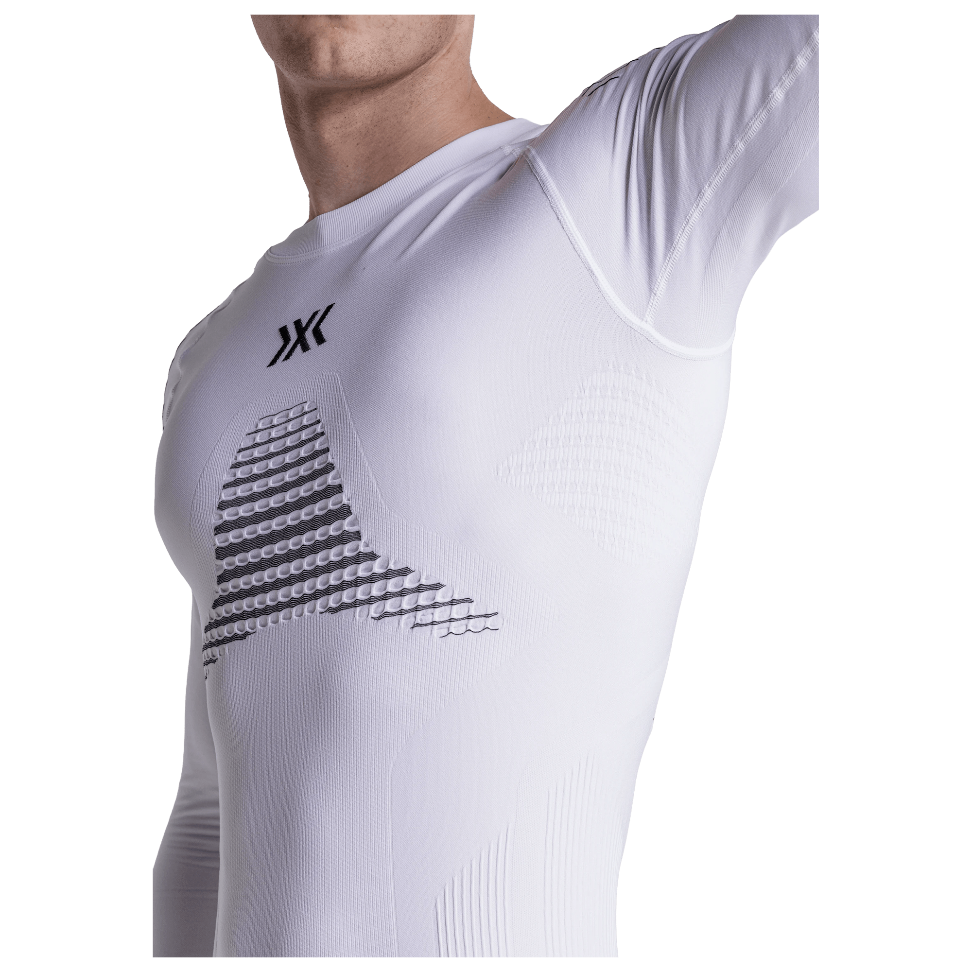X-Bionic Camiseta interior de ciclismo de manga larga  Invent blanco