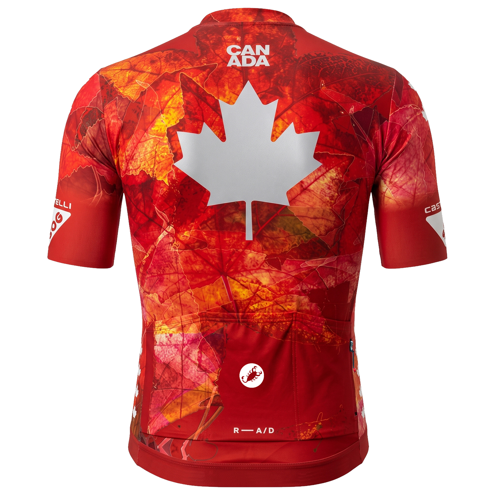 Castelli Maillot mangas cortas  Espresso 2 Spirit of Gravel rojo