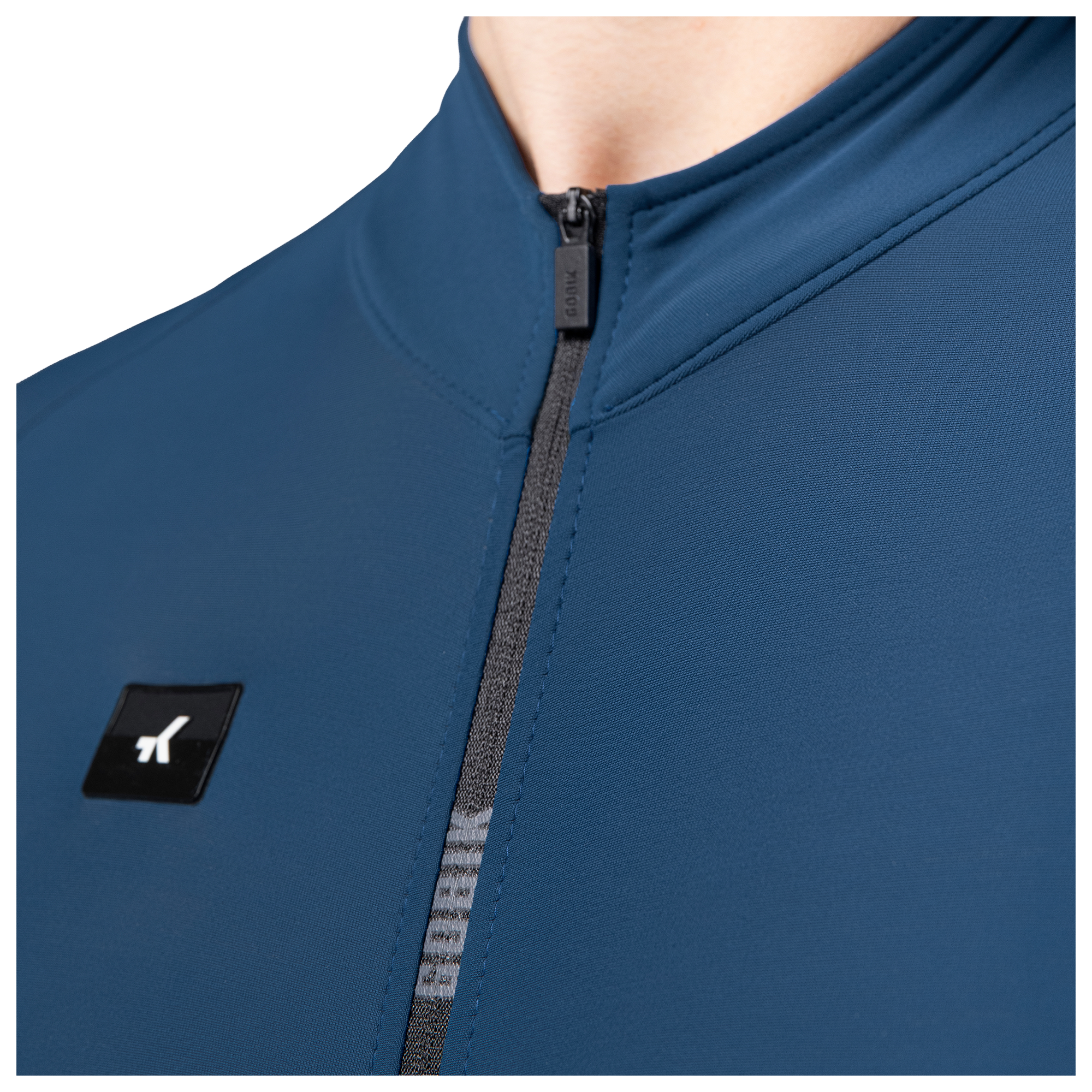 Gobik Maillot manches longues  Pacer Solid 2.0 bleu