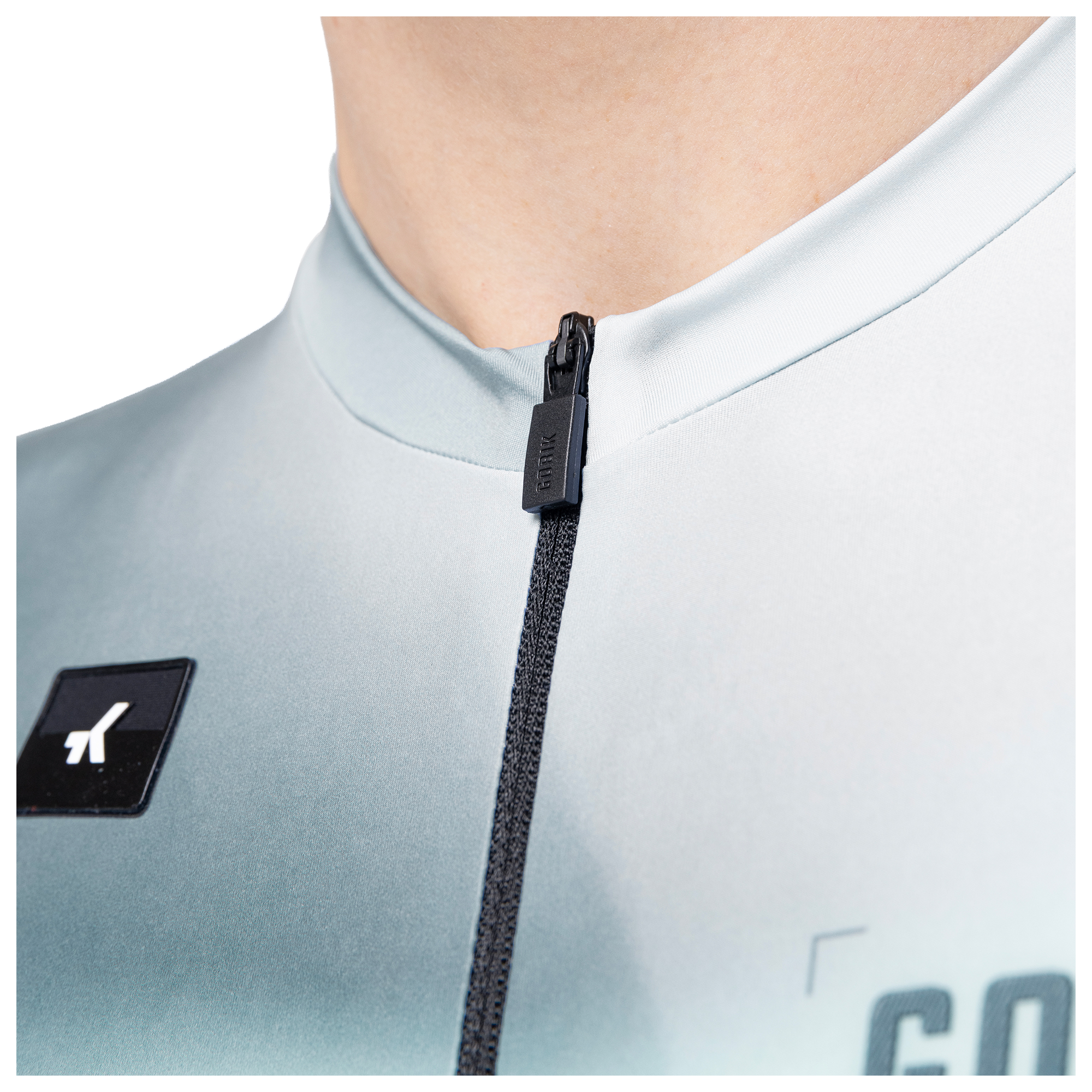 Gobik Maillot manches courtes  Attitude 2.0 gris/vert