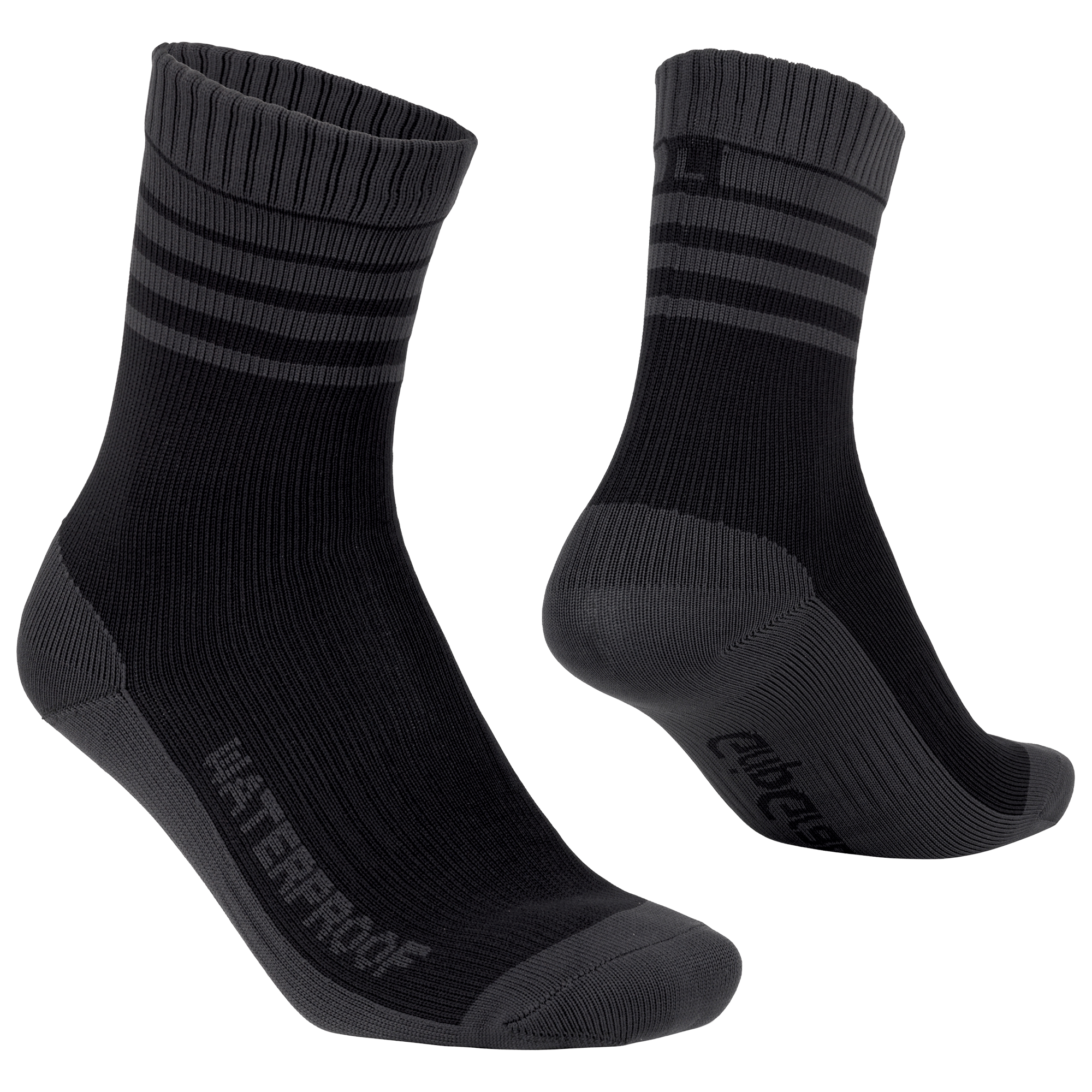 Gripgrab Winter Cycling Socks Merino-Lined Waterproof black