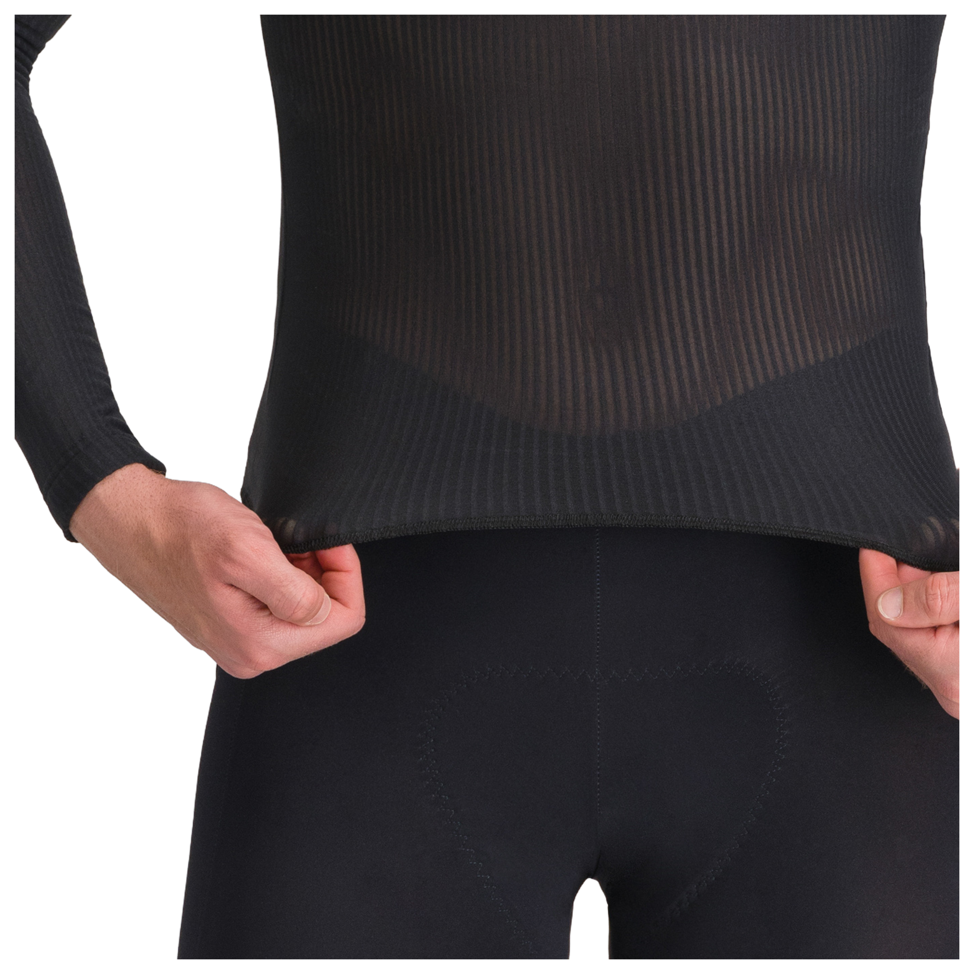 Sportful Sous-maillot de cyclisme à manches longues  Winter noir