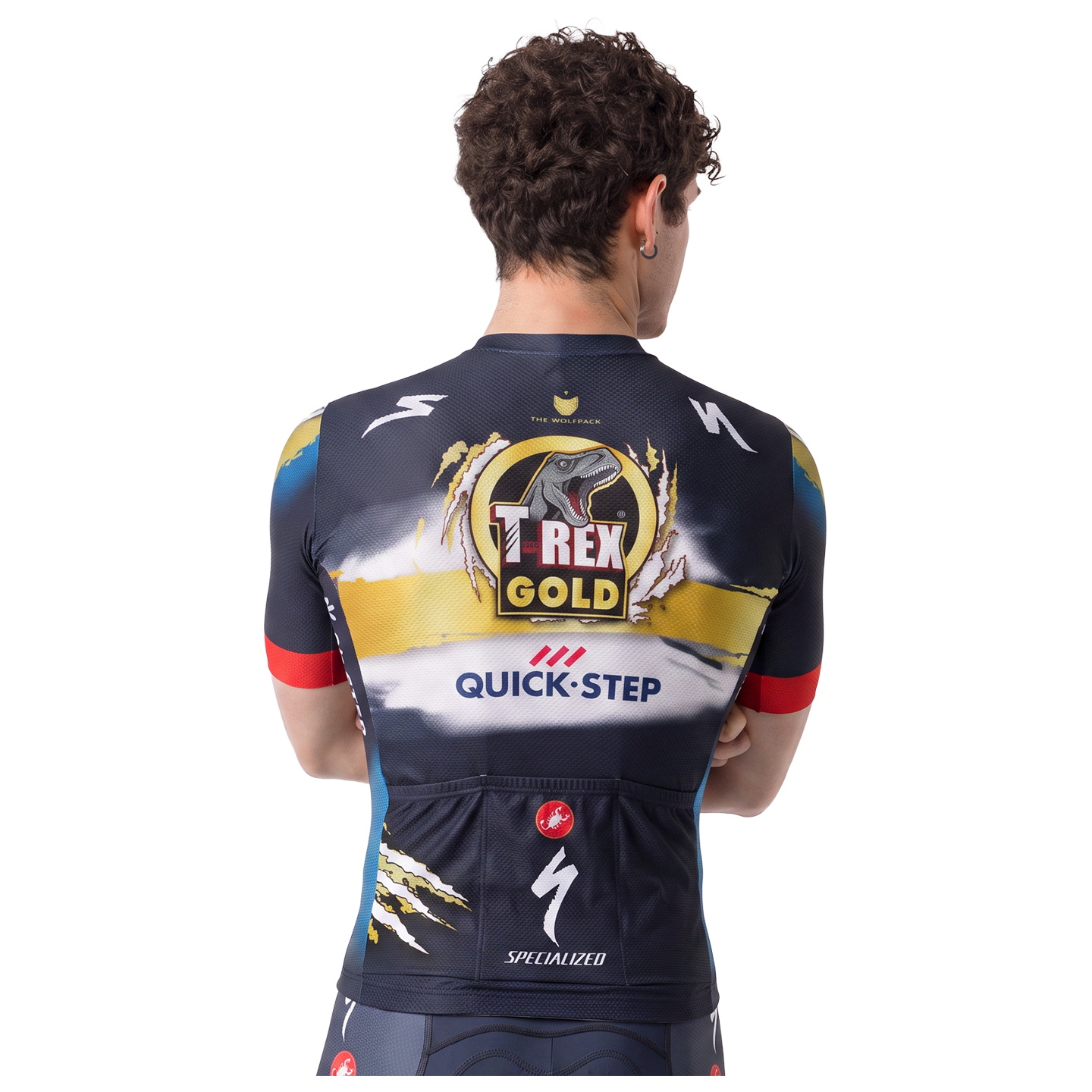 Castelli SOUDAL QUICK-STEP Kurzarmtrikot Tour Poland 2026 blau/gold
