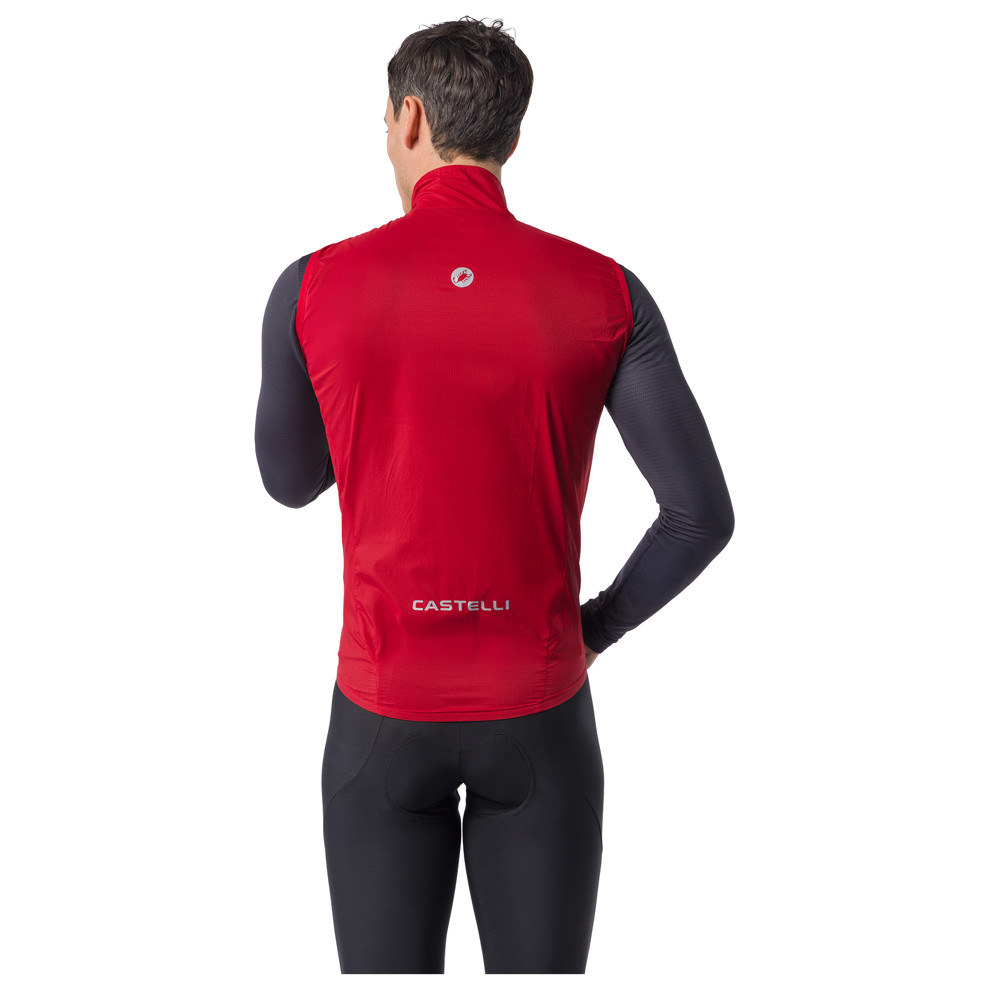 Castelli windvest Transition rood