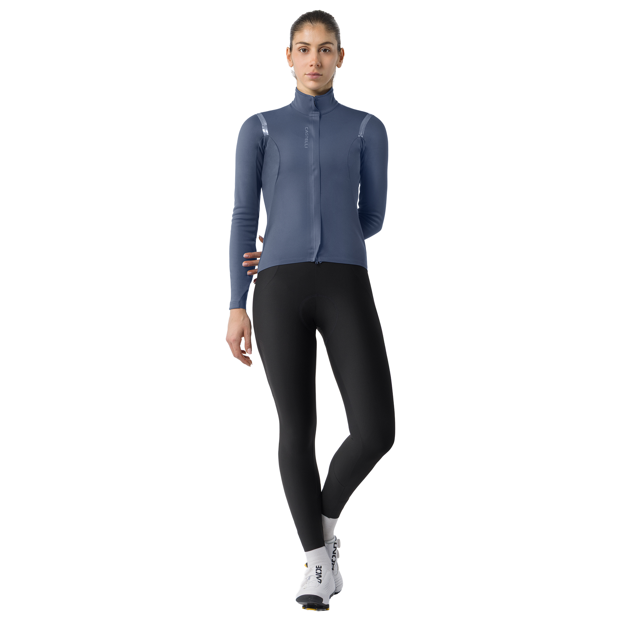 Castelli dames winterjas Perfetto 4 blauw
