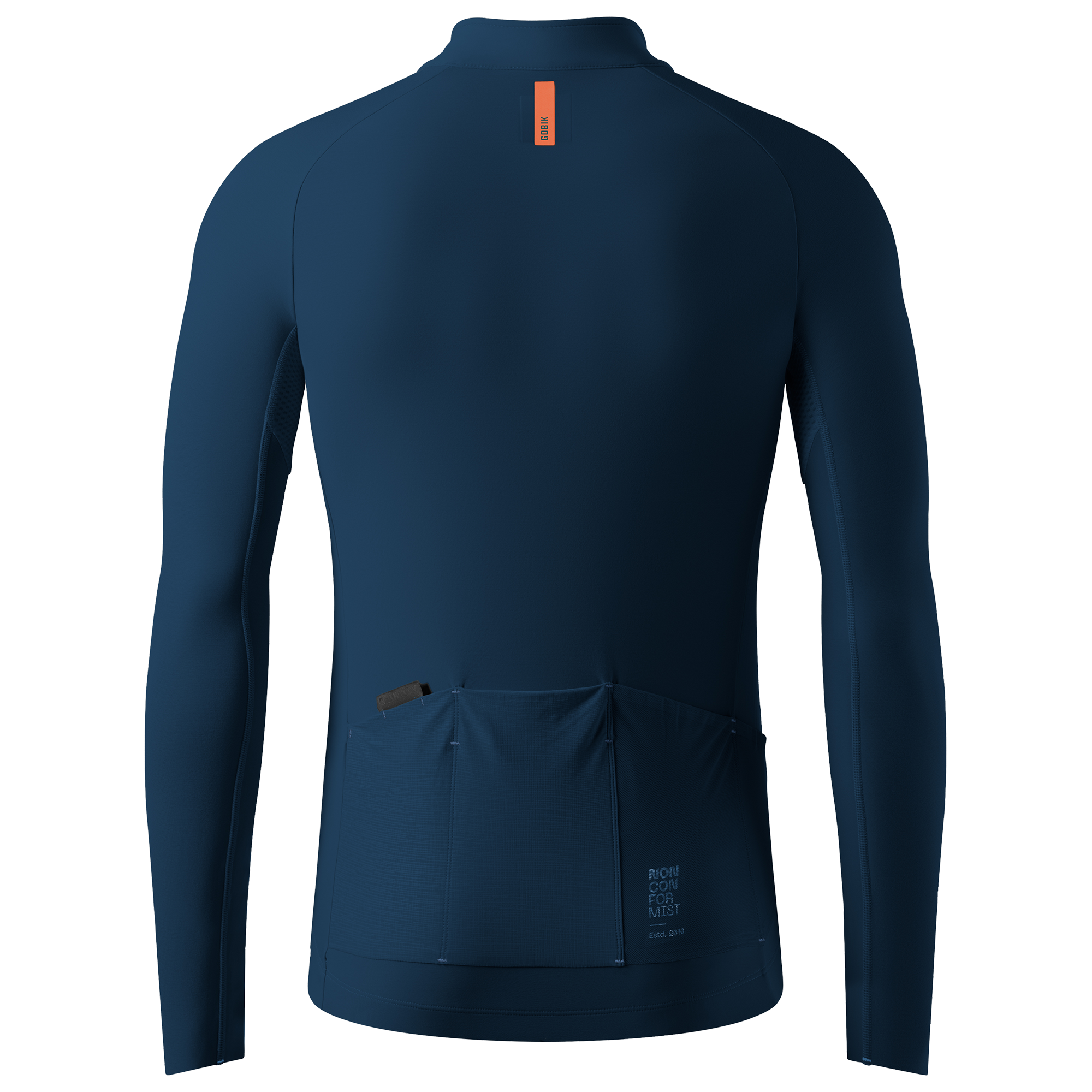 Gobik Maillot manches longues  Pacer Solid 2.0 bleu