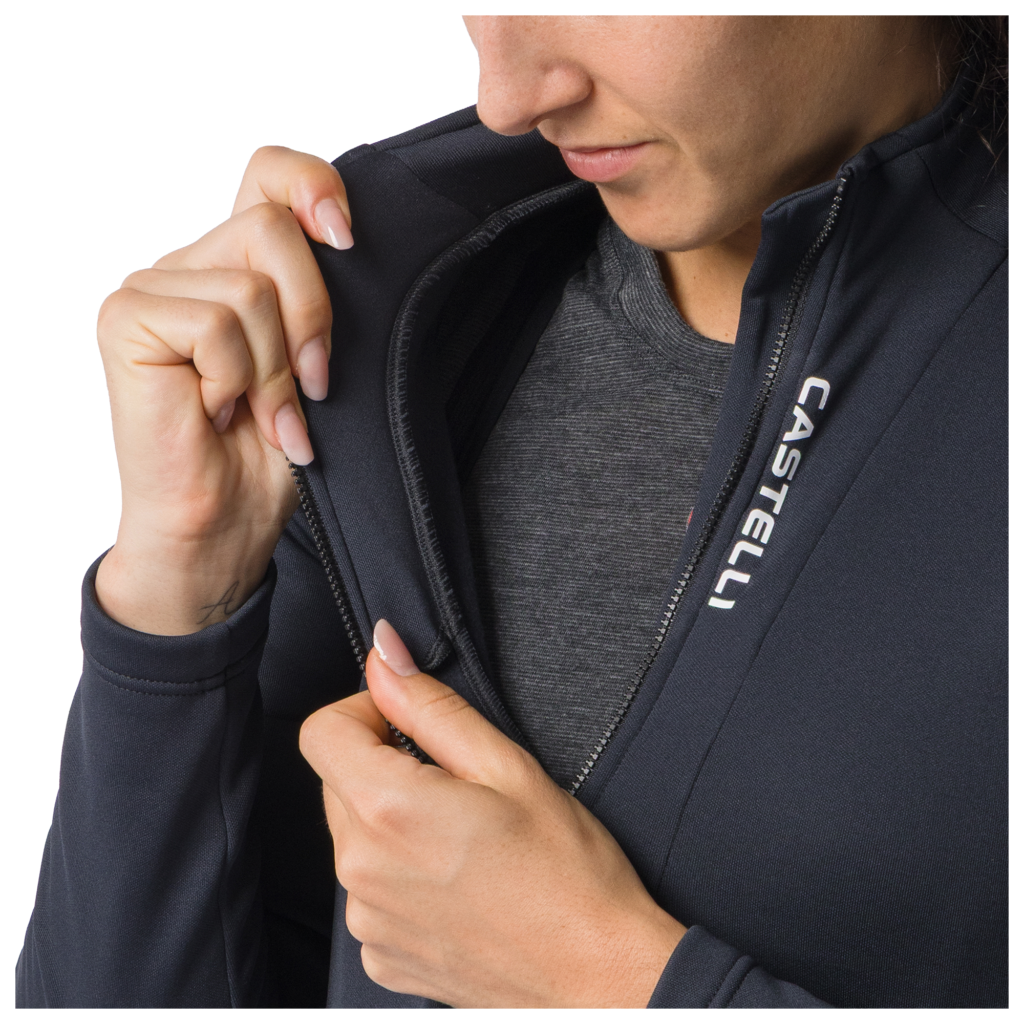 Castelli Maillot manches longues femme  Sinergia 3 noir