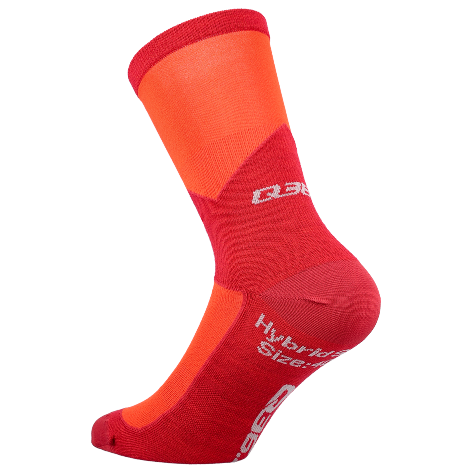 Q36.5 Chaussettes de vélo hiver  Hybrid rouge