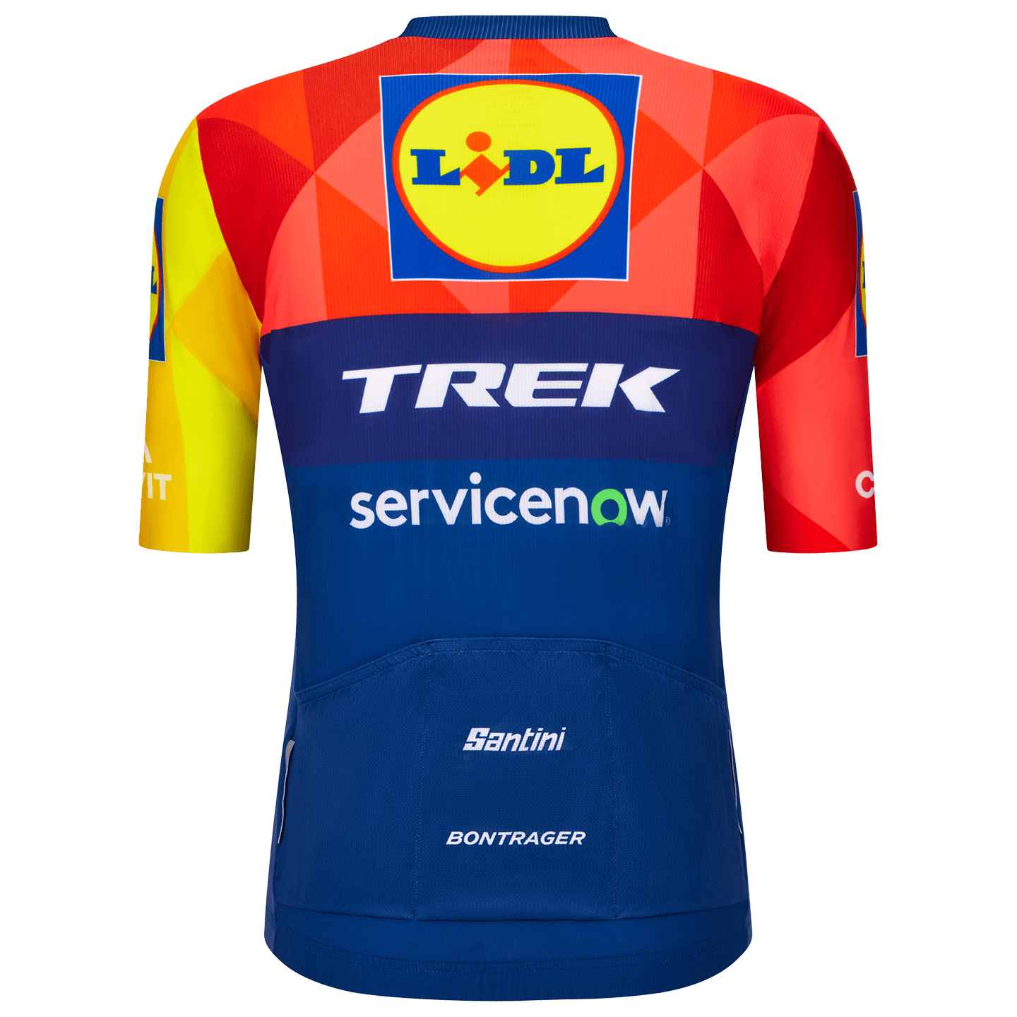 Santini LIDL-TREK Shirt met korte mouwen 2026 blauw, foto 2