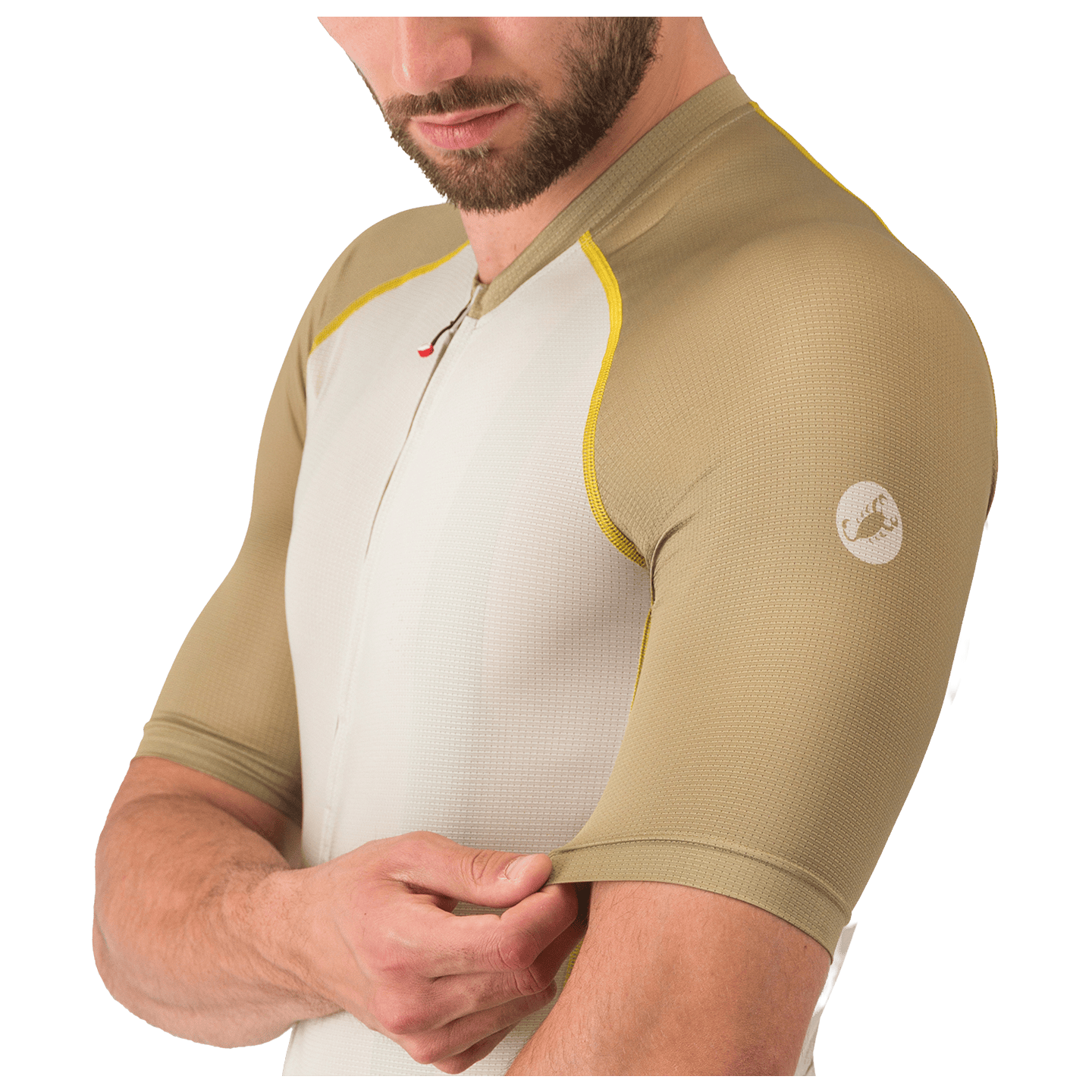 Castelli fietsshirt met korte mouwen Unlimited Endurance 3 beige, foto 3