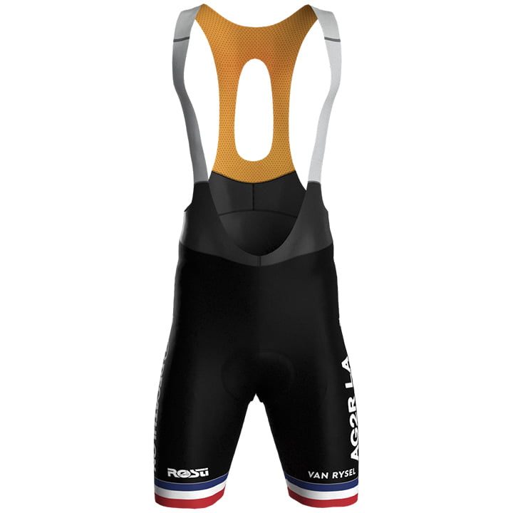 Cuissard Cycliste Vintage Ag2R La Mondiale Par Biemme - Homme Taille L - Bleu