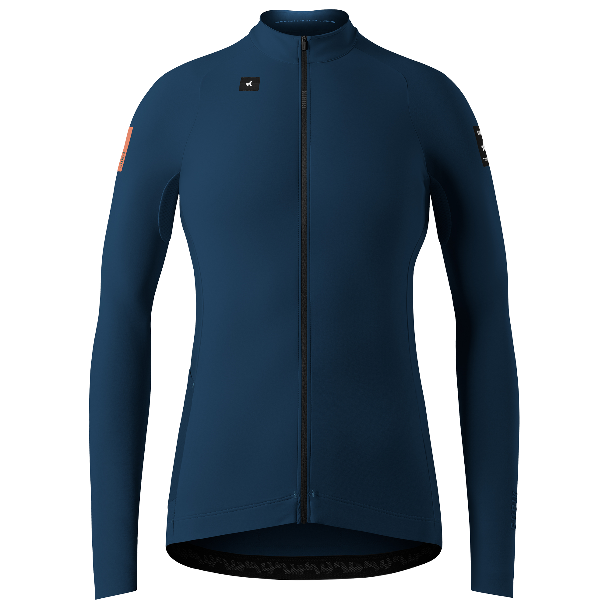 Gobik Maillot manches longues femme  Pacer Solid 2.0 bleu