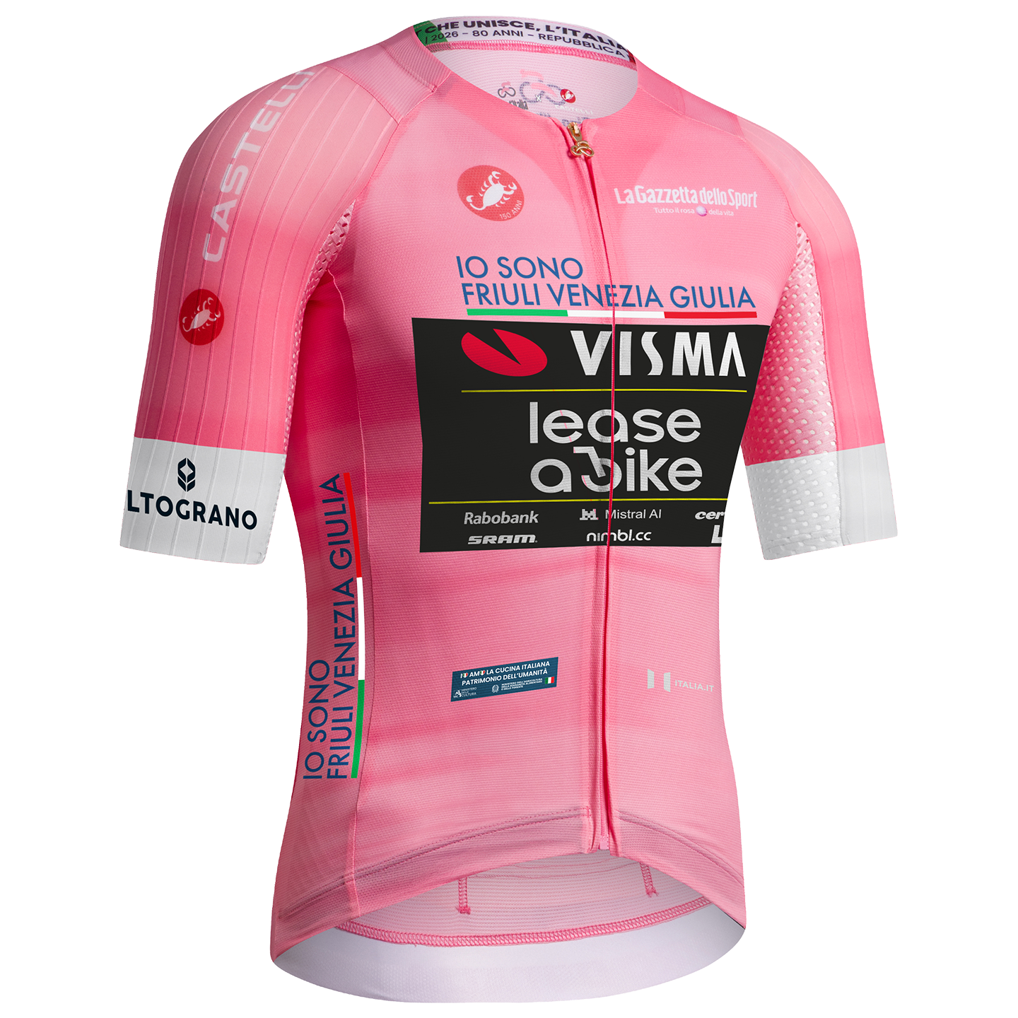 Castelli TEAM VISMA LAB Trikot Race Giro d'Italia Victory 2026