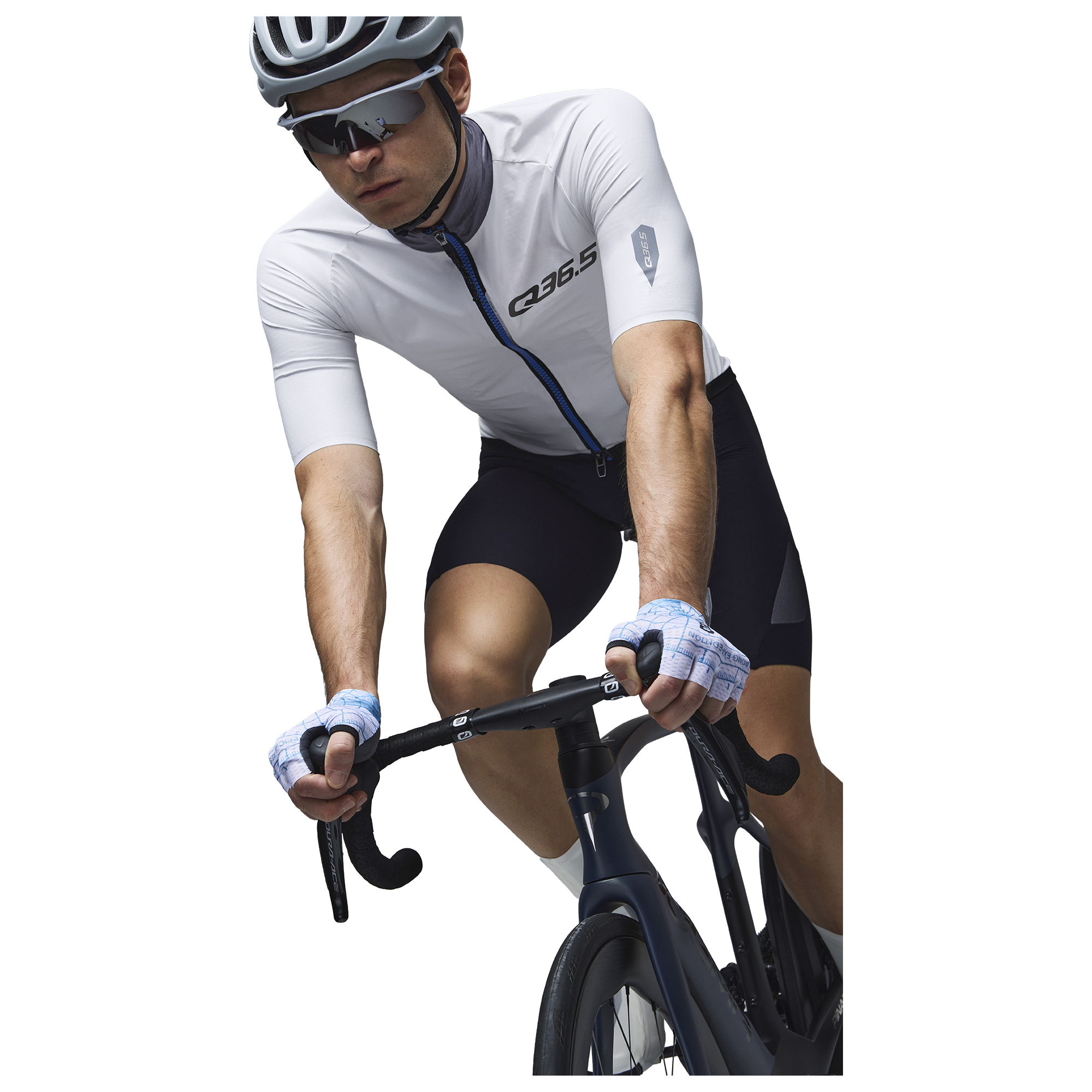 Q36.5 Shirt met korte mouwen Rain Shell Aero wit