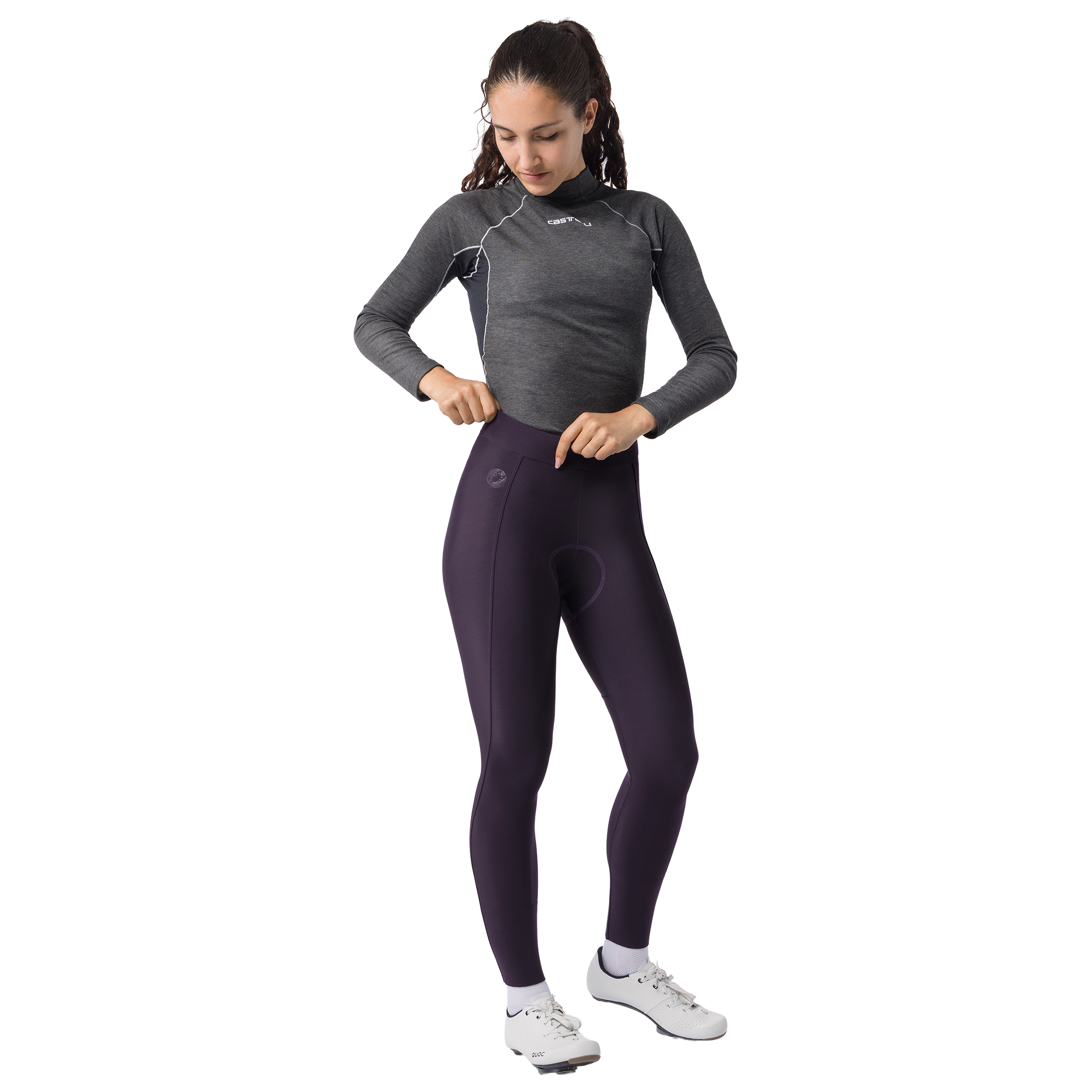 Castelli Collant long  Espresso 2 femme lilas