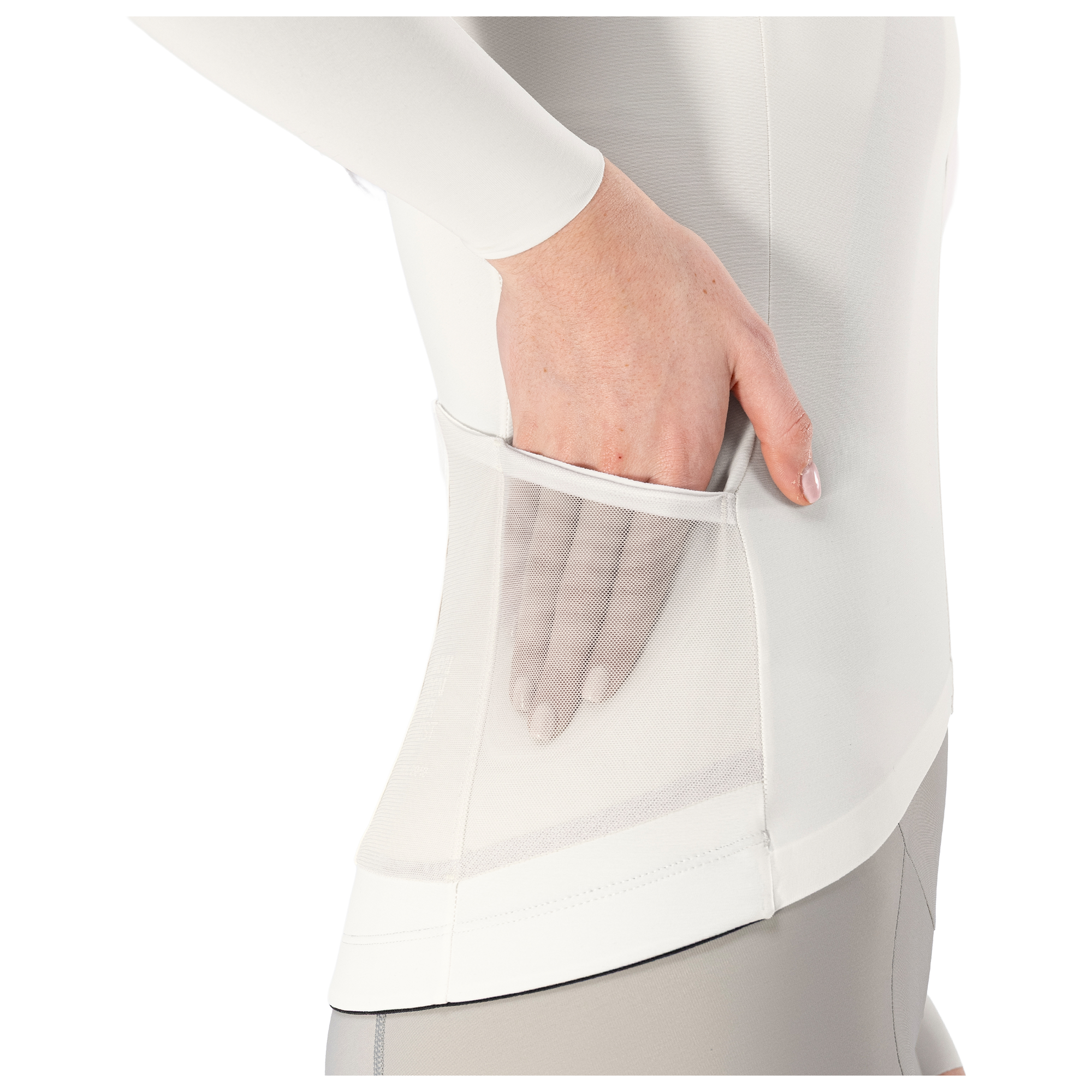 Gobik Damen Langarmtrikot Pacer Solid 2.0 blanc