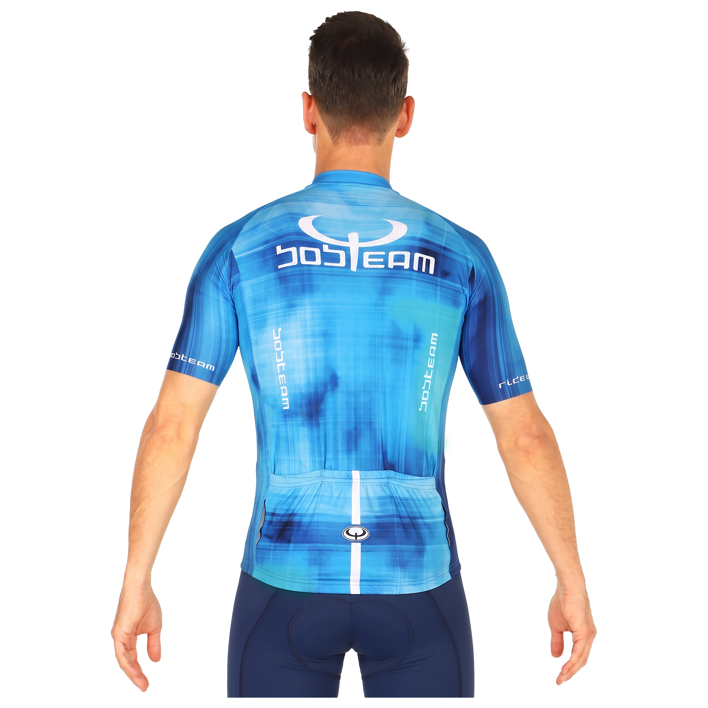 Bobteam Maillot manches courtes Unique bleu