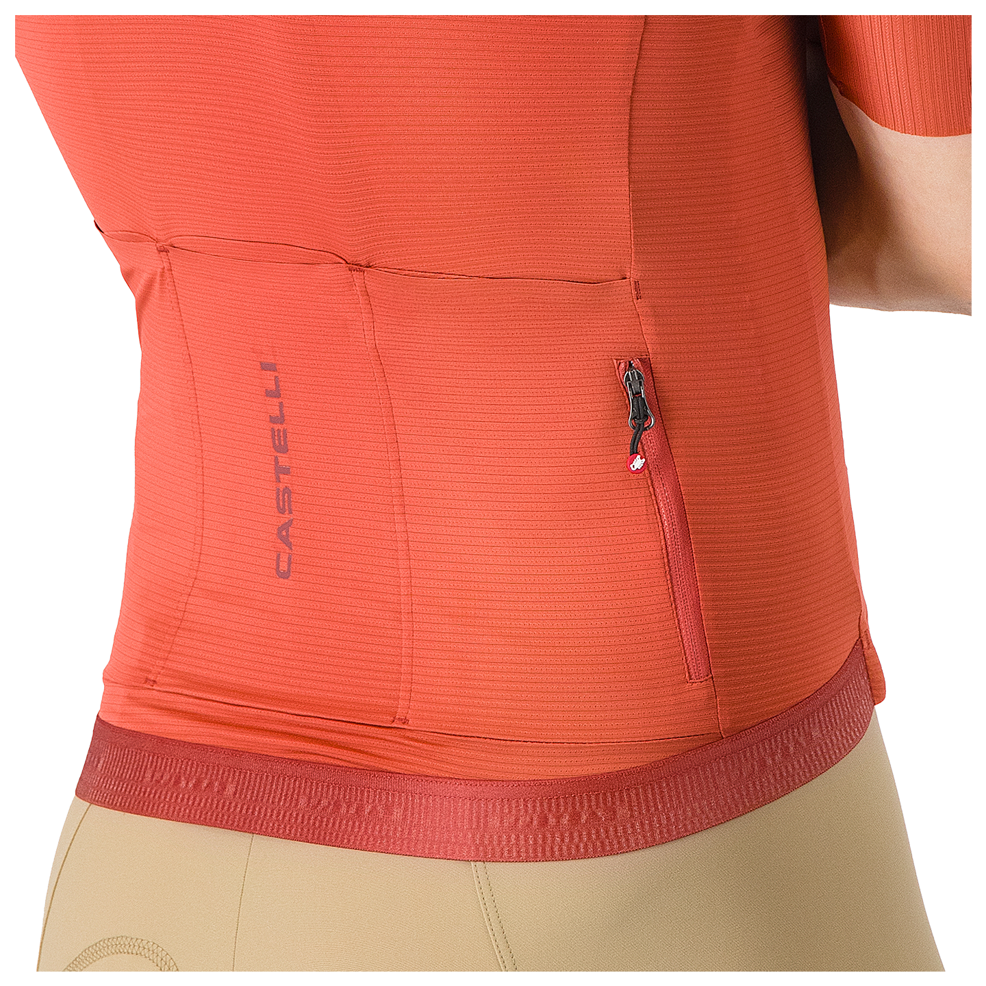Castelli fietsshirt met korte mouwen Espresso 2 rood, foto 4