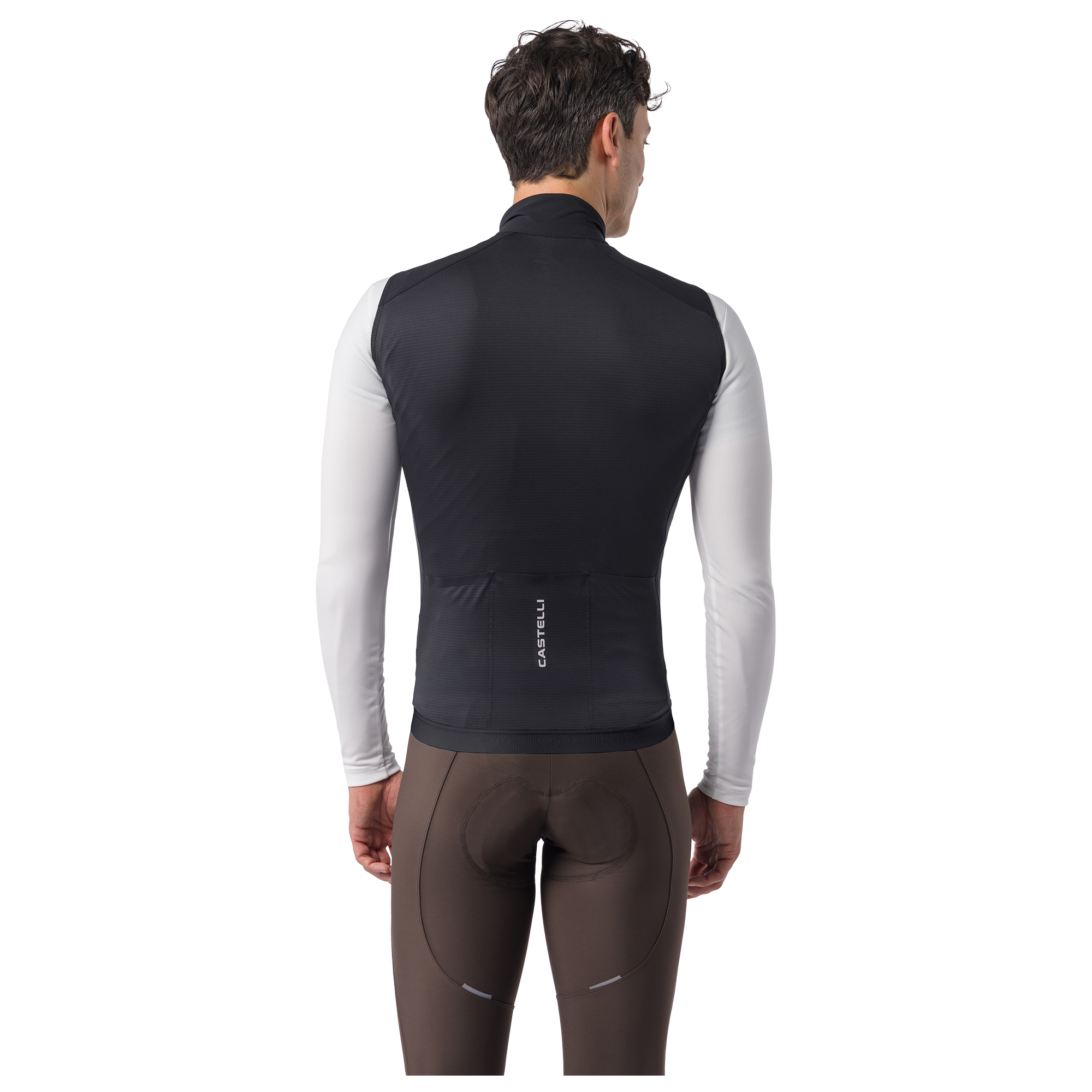 Castelli Chaleco cortavientos  Espresso 2 negro