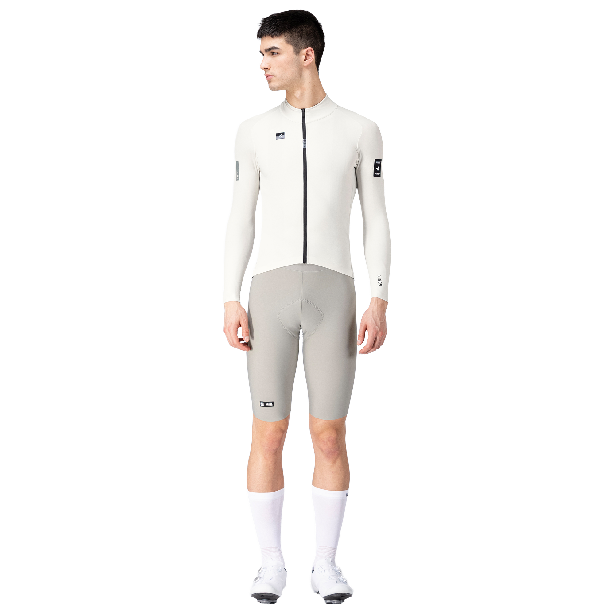 Gobik Langarmtrikot Pacer Solid 2.0 blanc