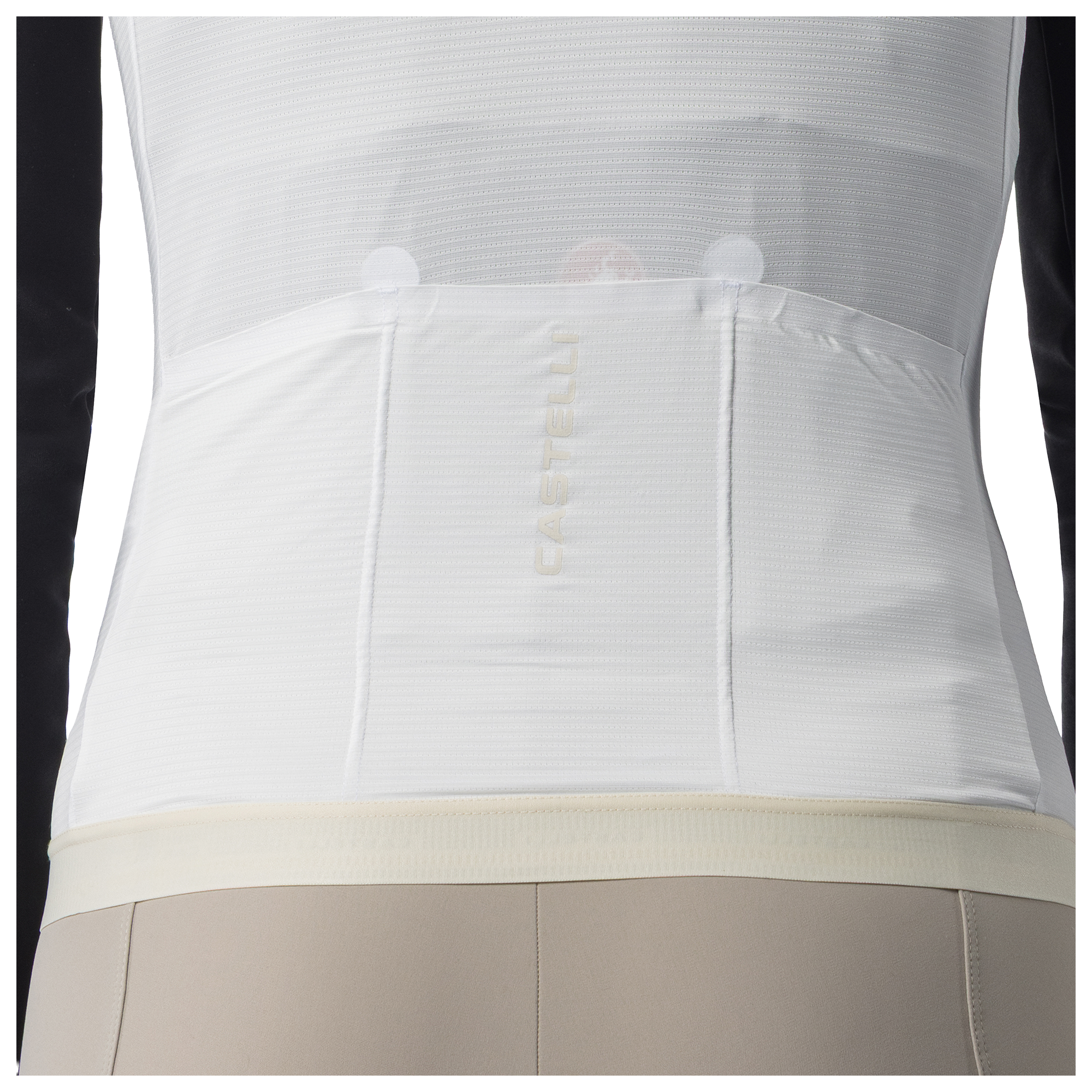 Castelli Damen Windweste Espresso 2 weiß