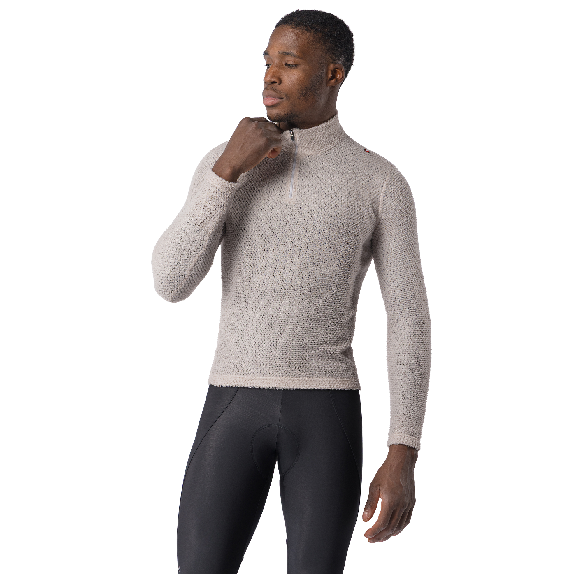 Castelli Long Sleeve Base Layer COLD DAYS 2nd LAYER light grey