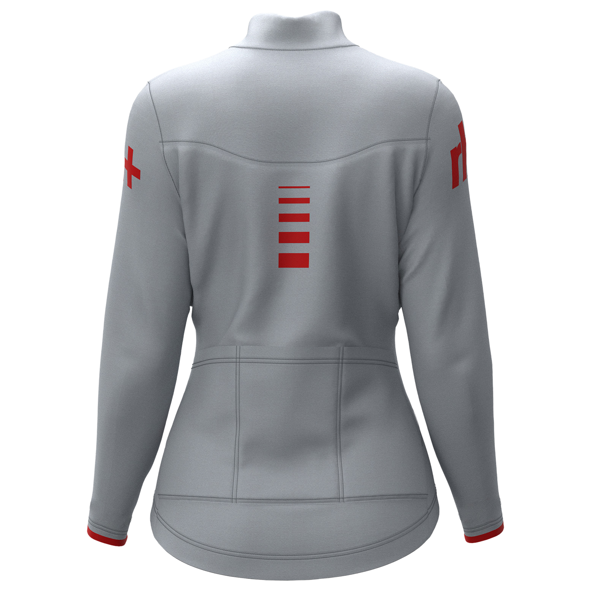 Rh+ Dames shirt met lange mouwen Myra lichtgrijs