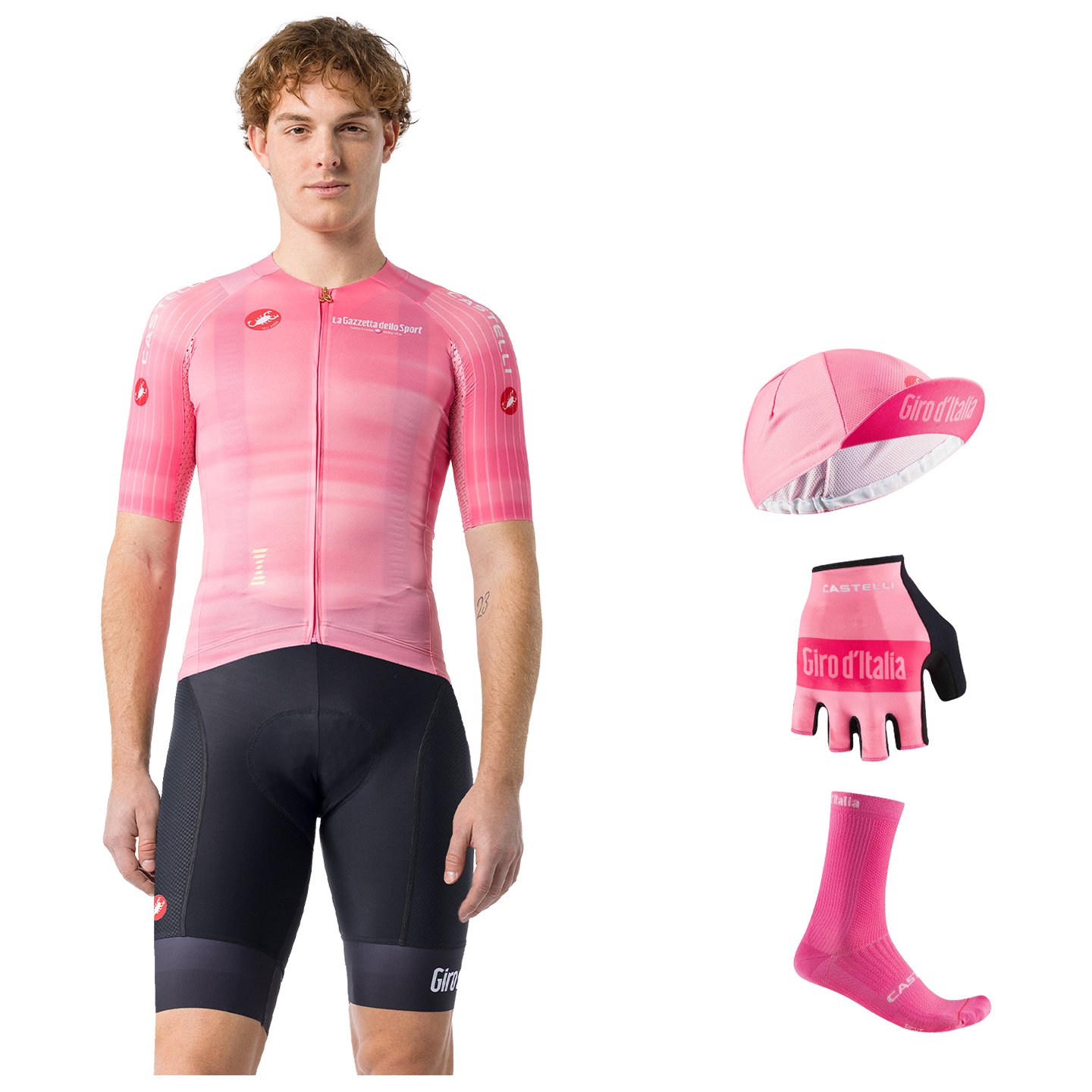 Maxi-Set (5 piezas) GIRO D'ITALIA Rosa Race 26