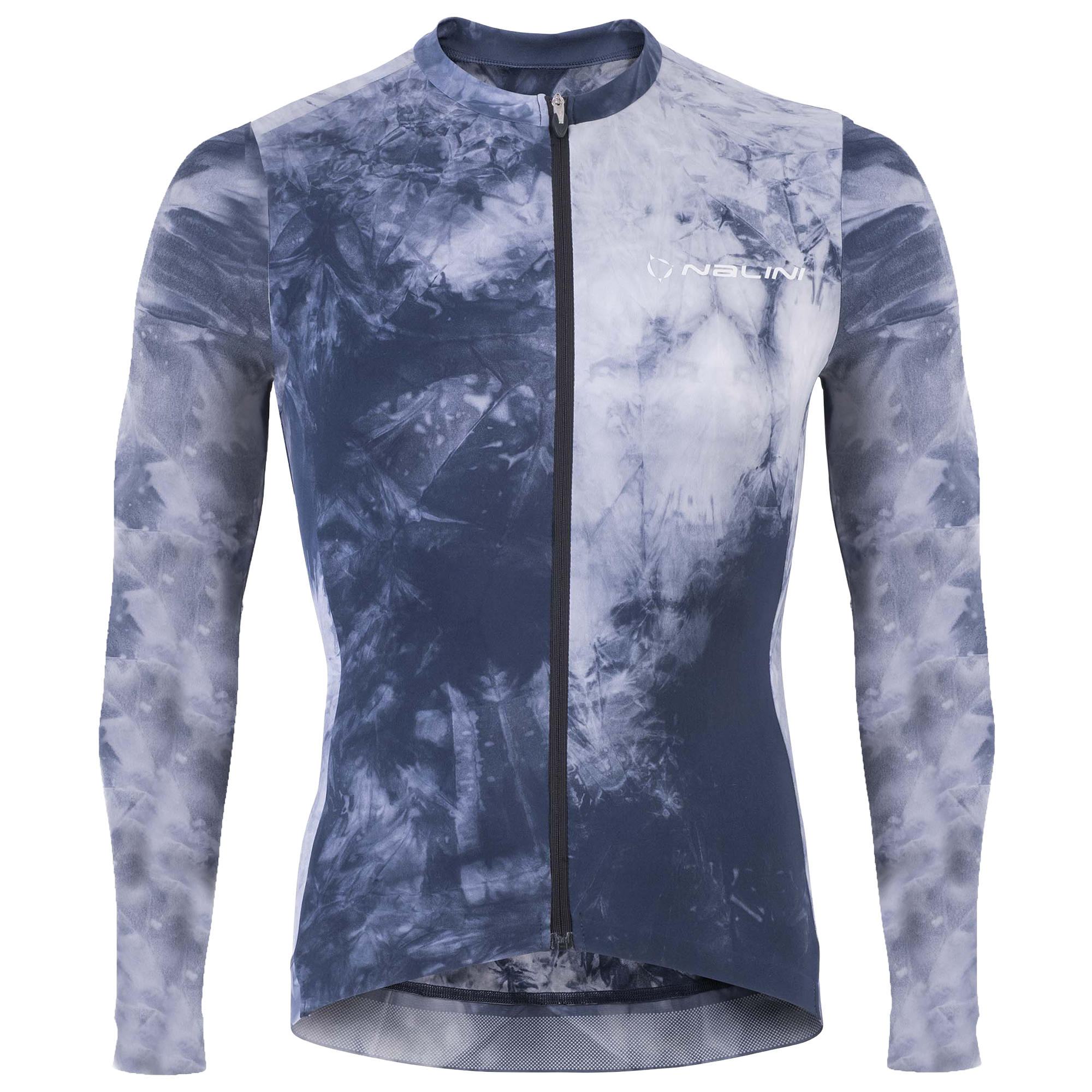 Nalini Langarmtrikot Tie Dye blau