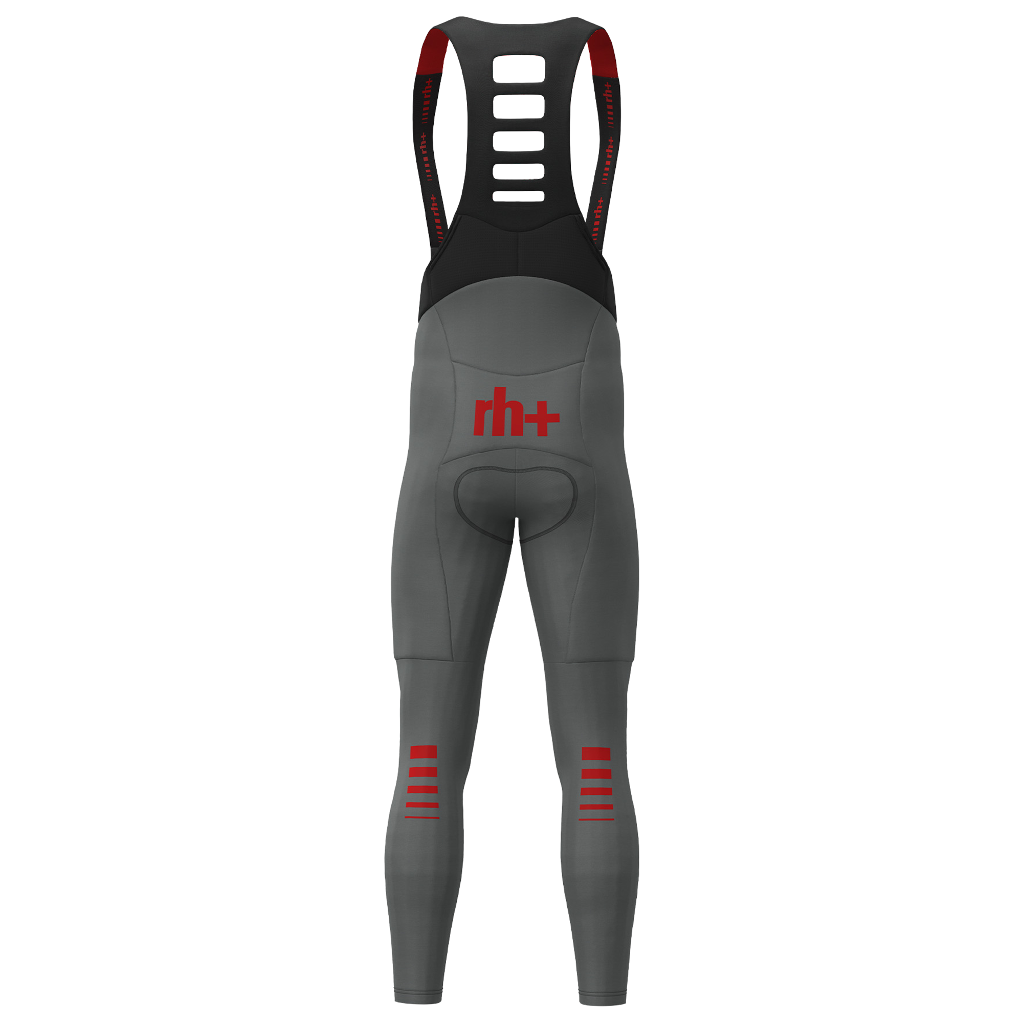 Rh+ Culote largo con tirantes  Lysa gris/rojo