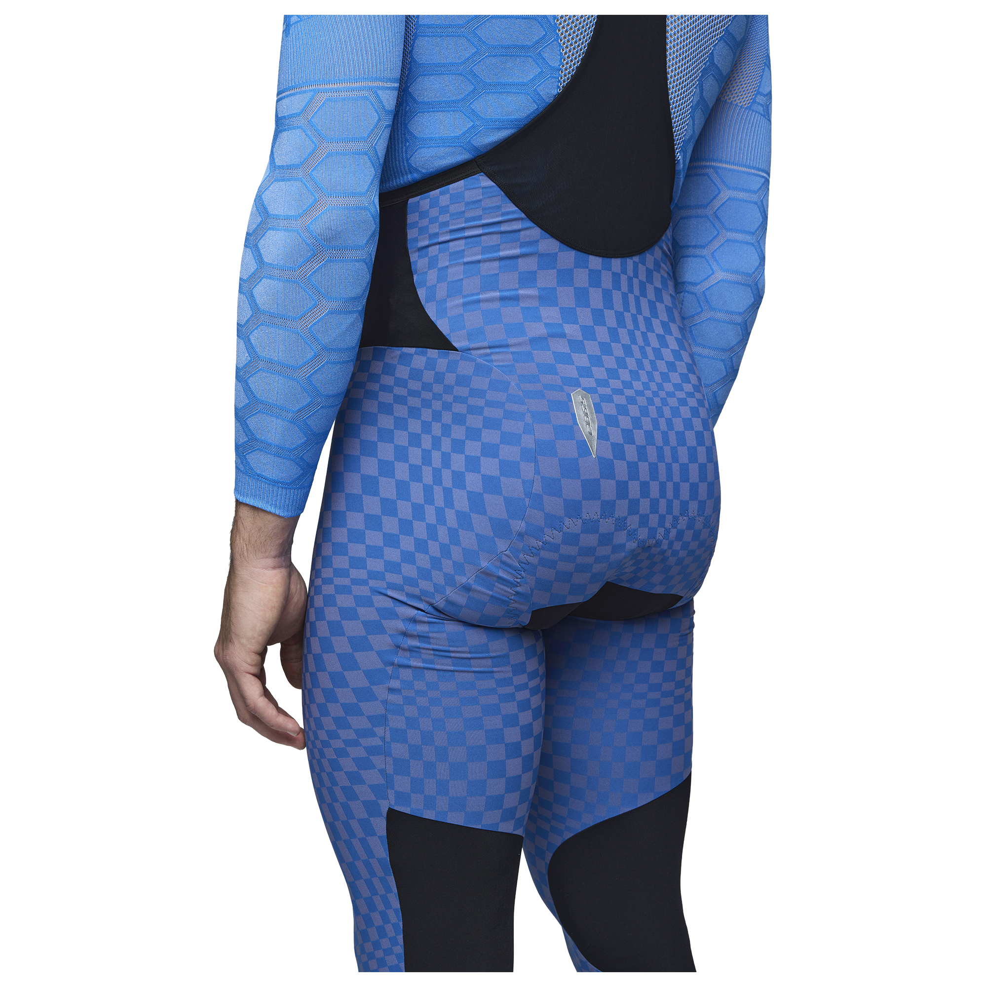 Q36.5 Culote largo con tirantes  Dottore Hybrid azul