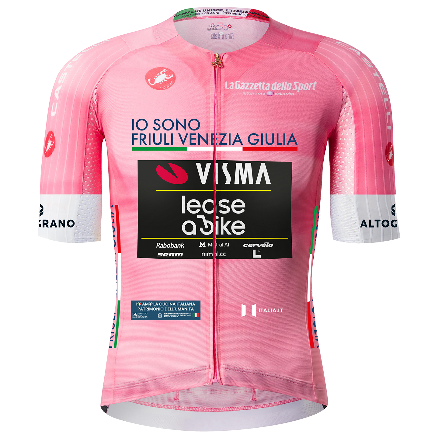 Castelli TEAM VISMA LAB Trikot Race Giro d'Italia Victory 2026