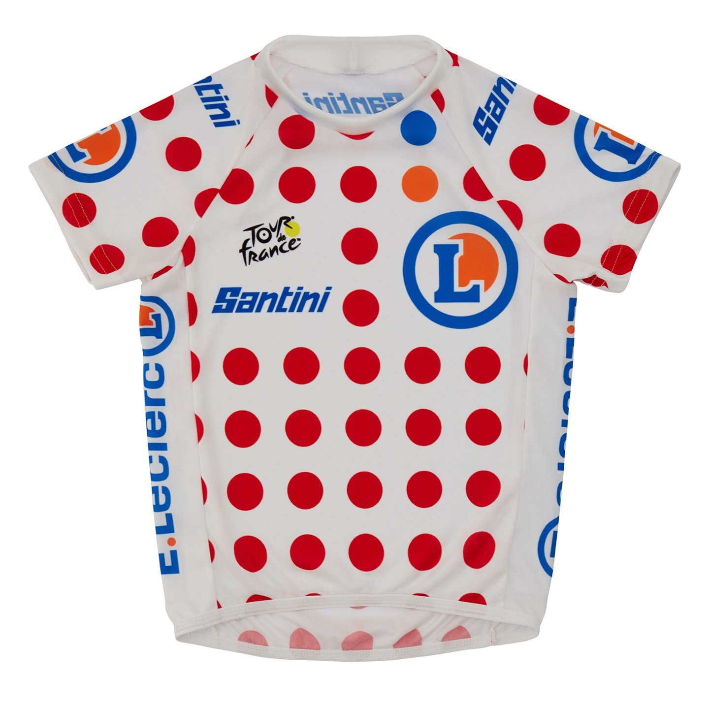 TOUR DE FRANCE Kids T-Shirt Red Polka Dot  2026