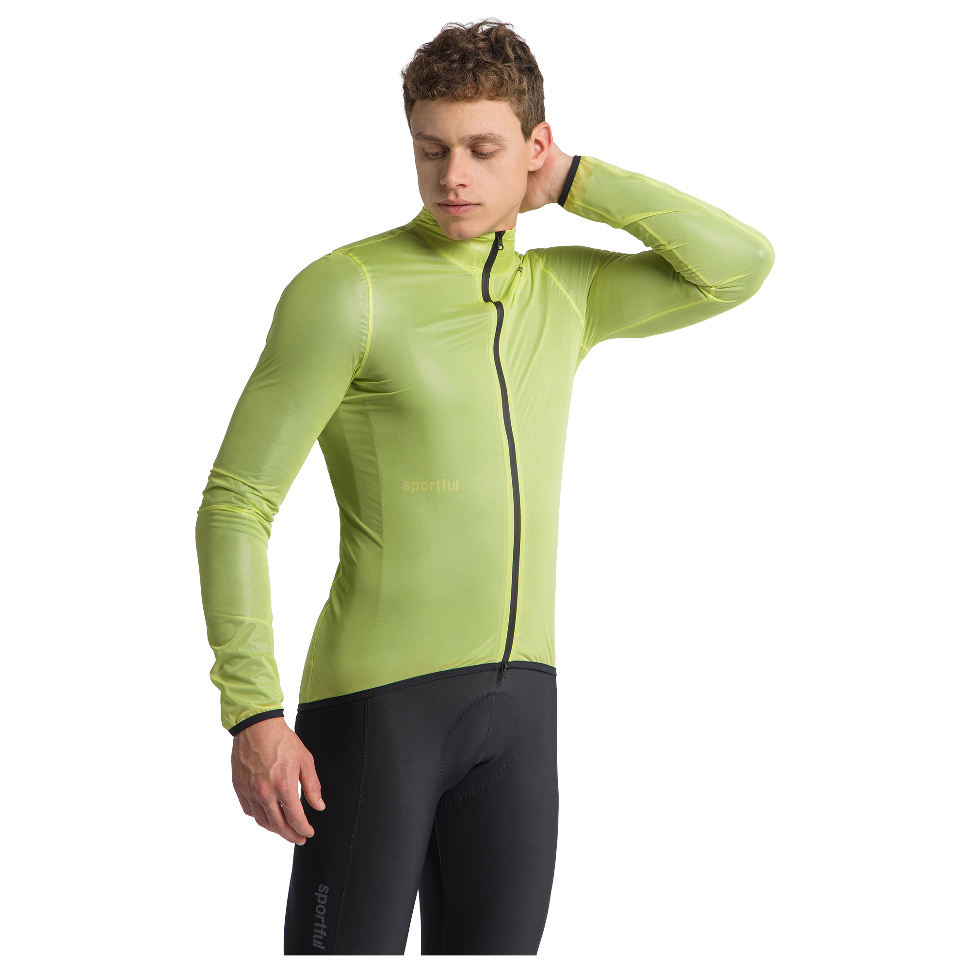 Sportful Regenjacke Aqua light neongelb