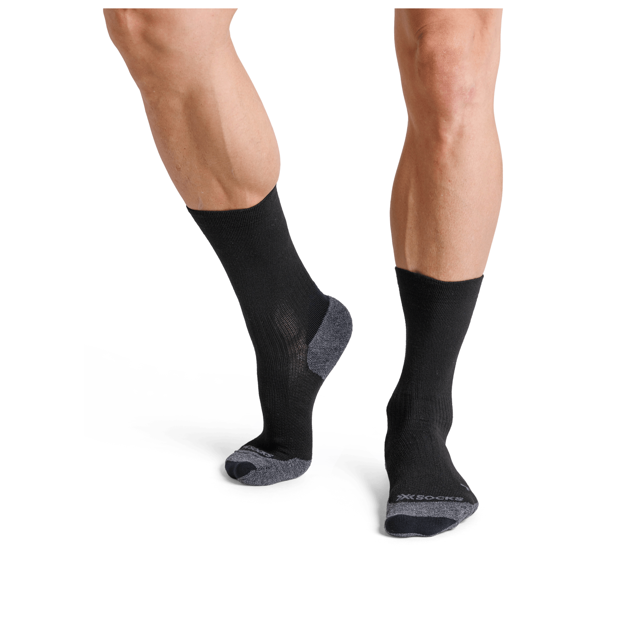 X-Bionic Calcetines de ciclismo X-SOCKS Core Natural Crew negro/gris