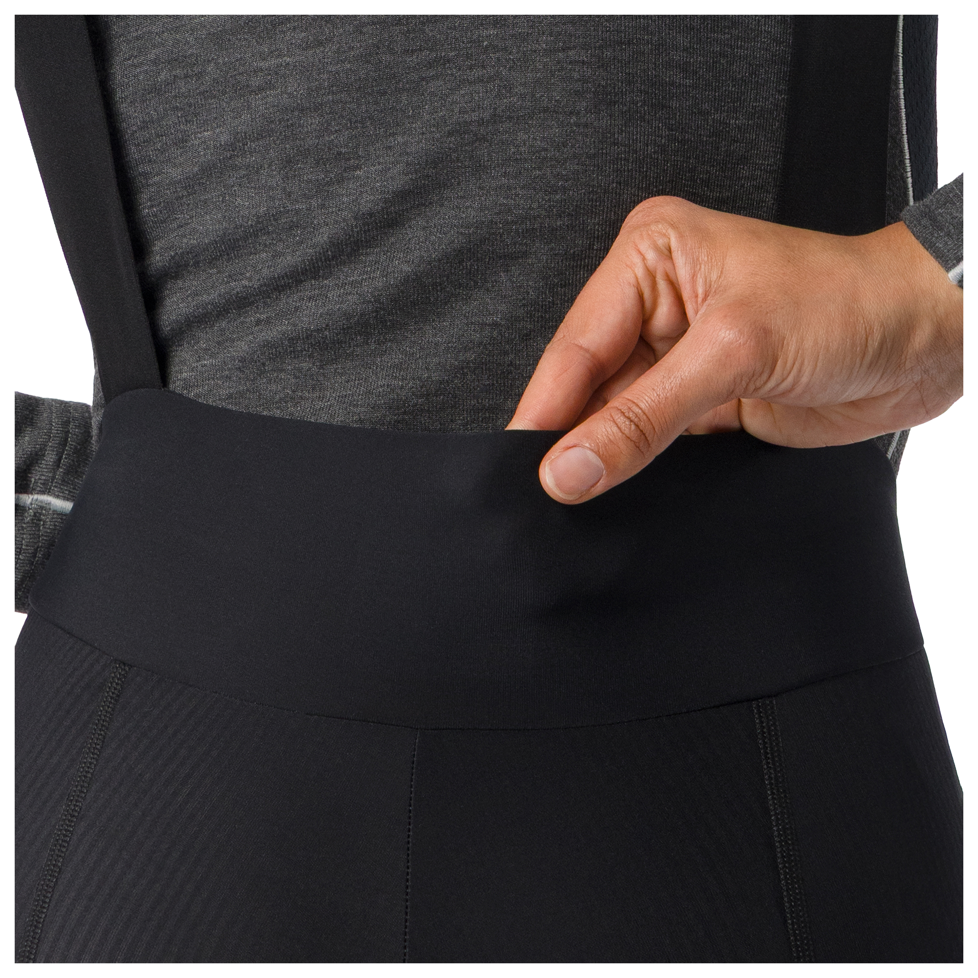 Castelli Cuissard long à bretelles femme  Competizione noir