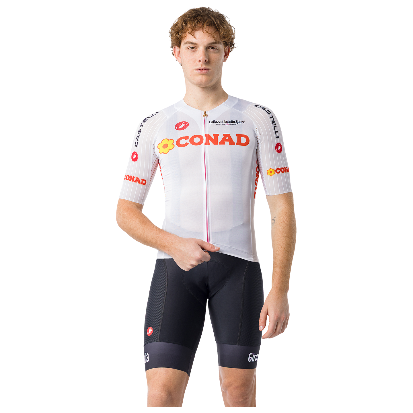 GIRO D'ITALIA Maglia Bianca Race 26 Set (2 pieces)