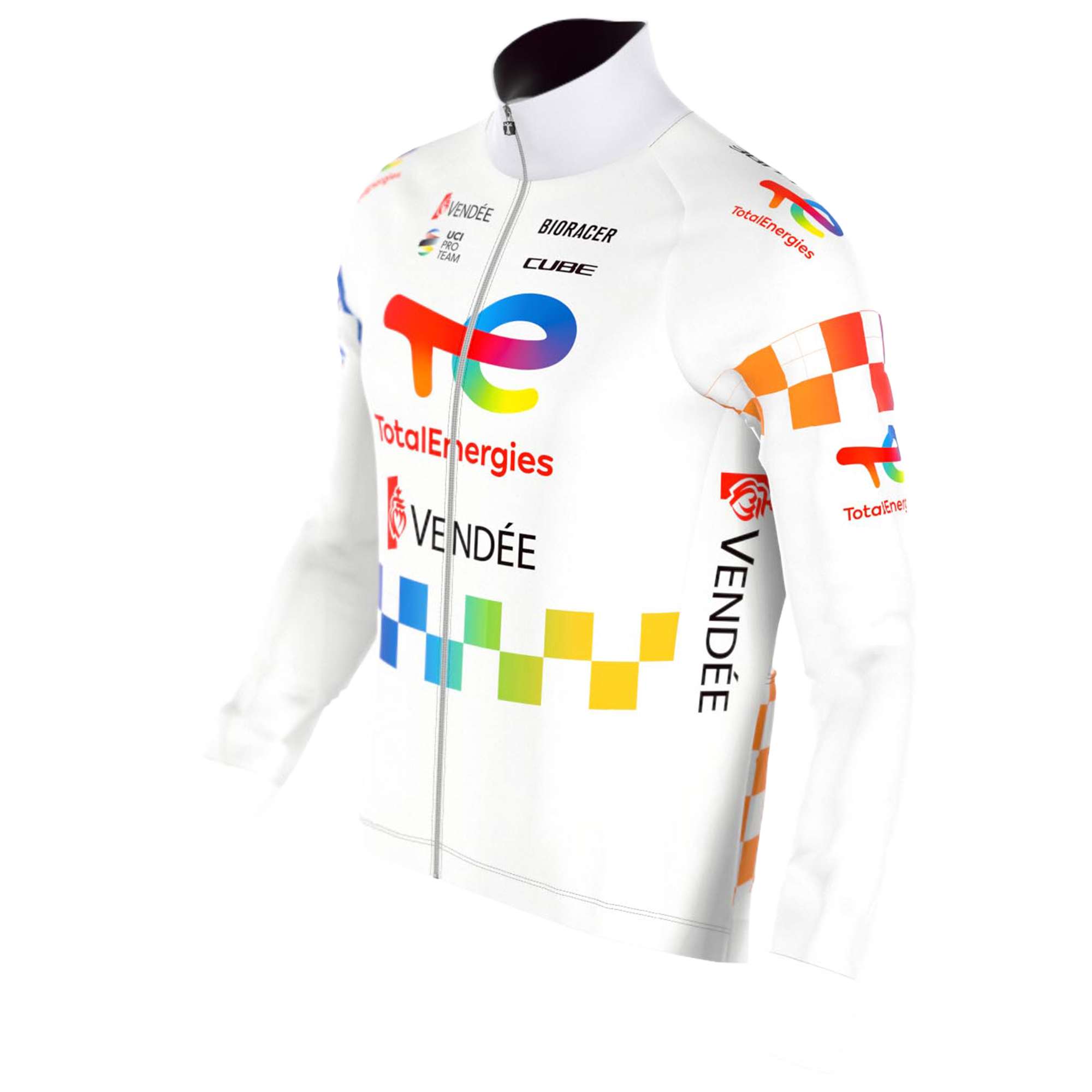 Bioracer TEAM TOTALENERGIES Winter Jacket 2026 white