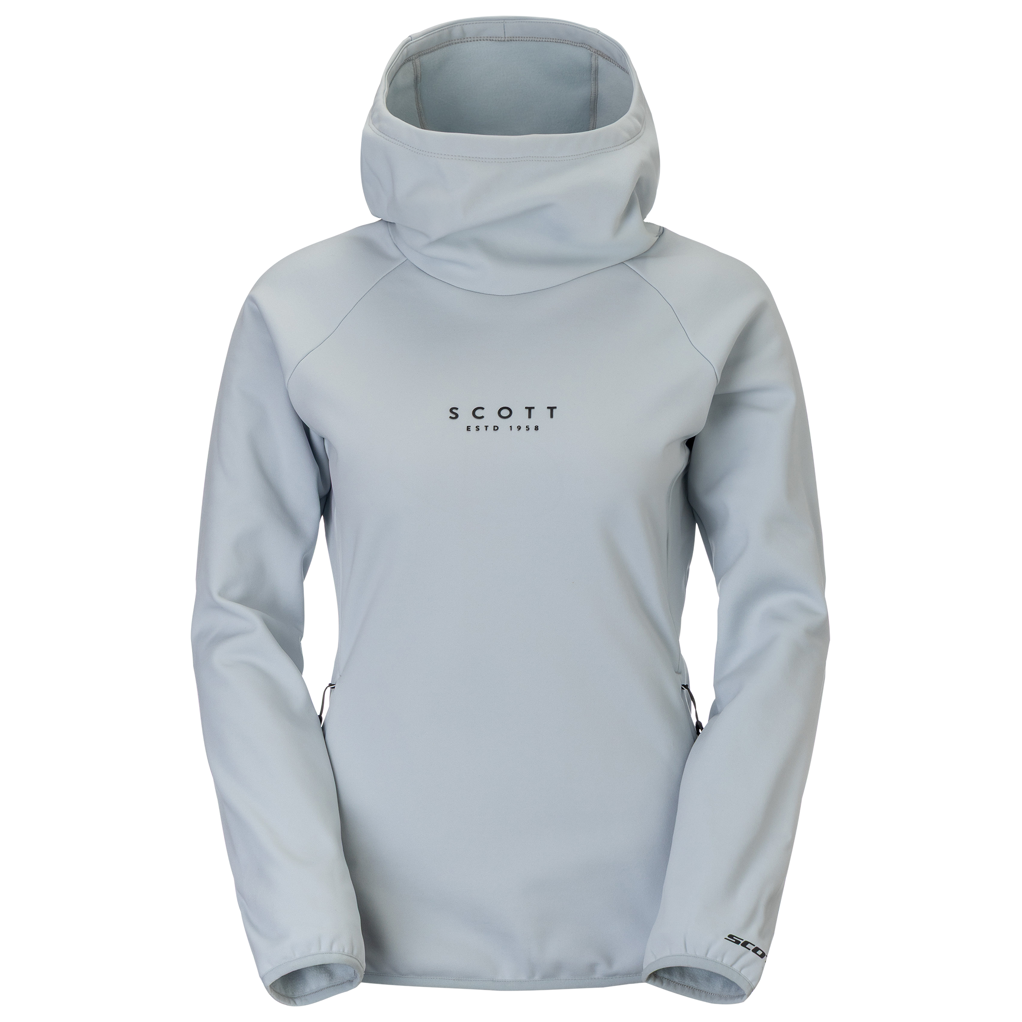 Scott Damen Hoody Defined Warm blau/grau