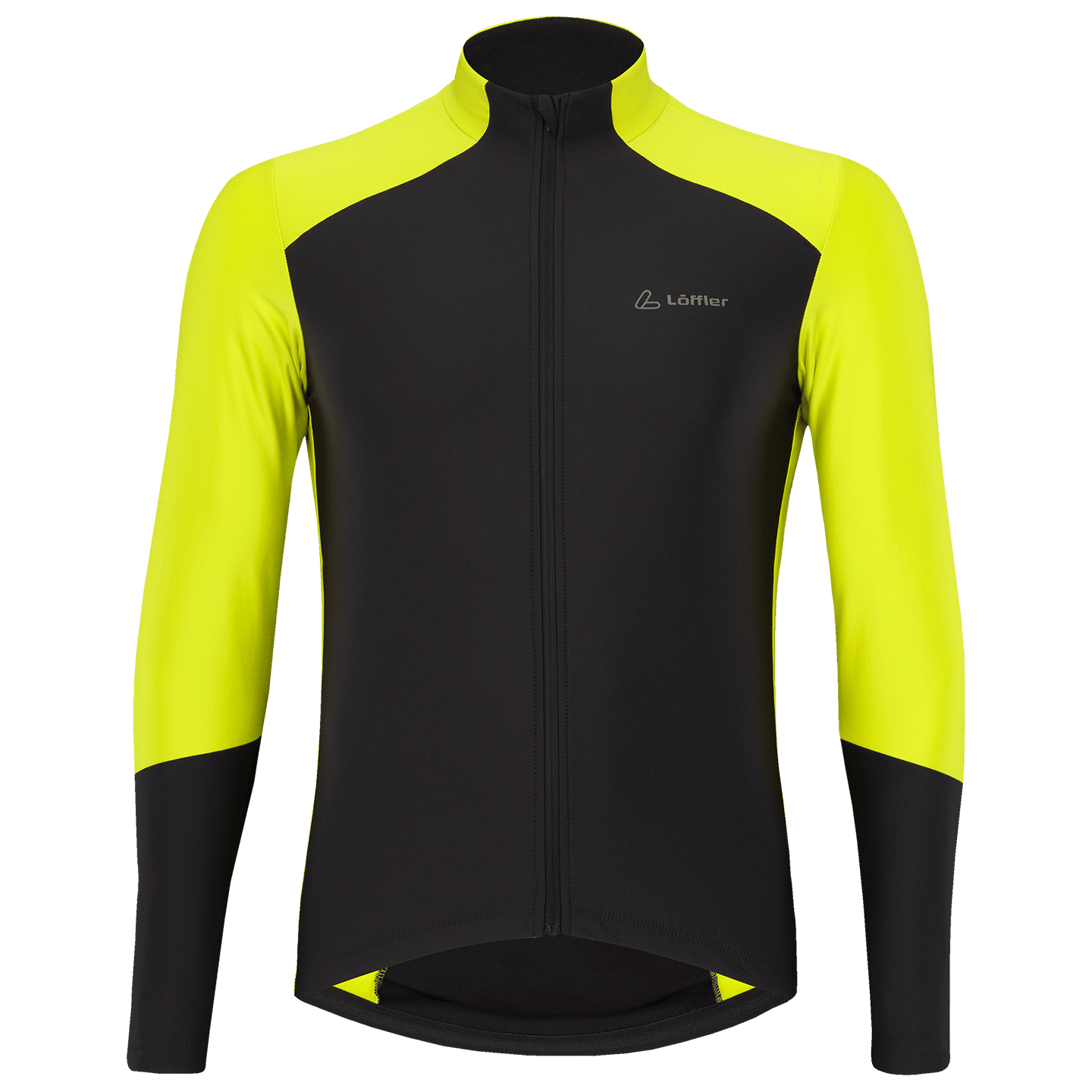 Löffler Langarmtrikot Combo Mid neongelb