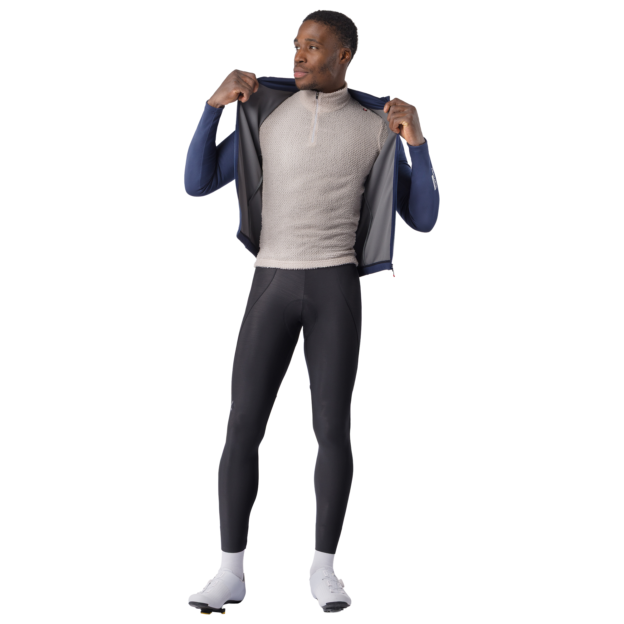 Castelli Long Sleeve Base Layer COLD DAYS 2nd LAYER light grey